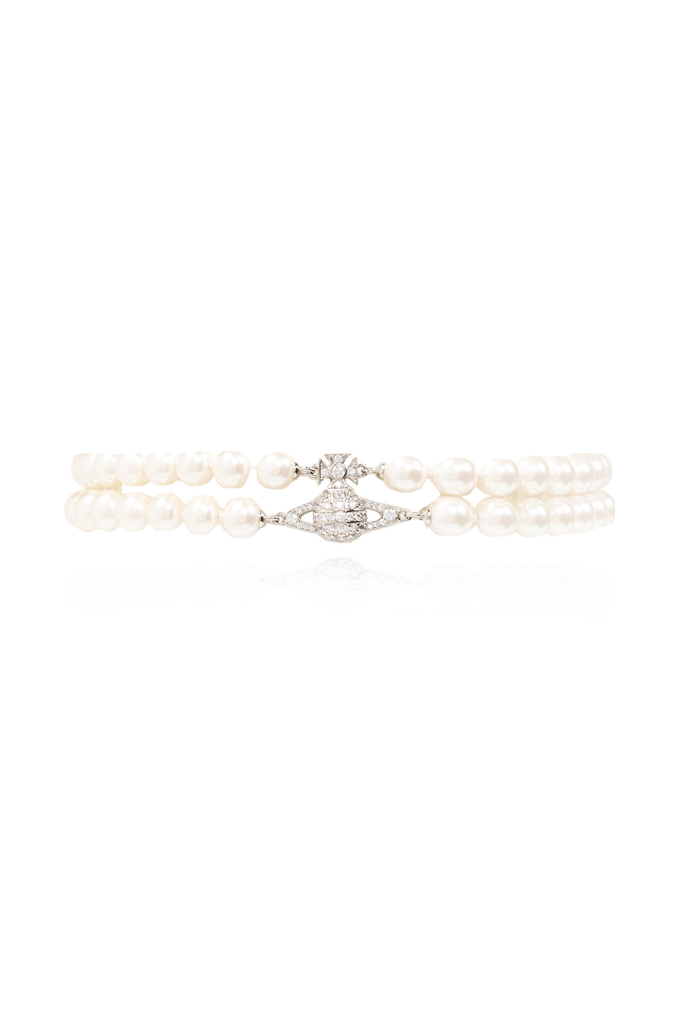 Vivienne Westwood Choker ‘Graziella’, Kobiety, Kremowy