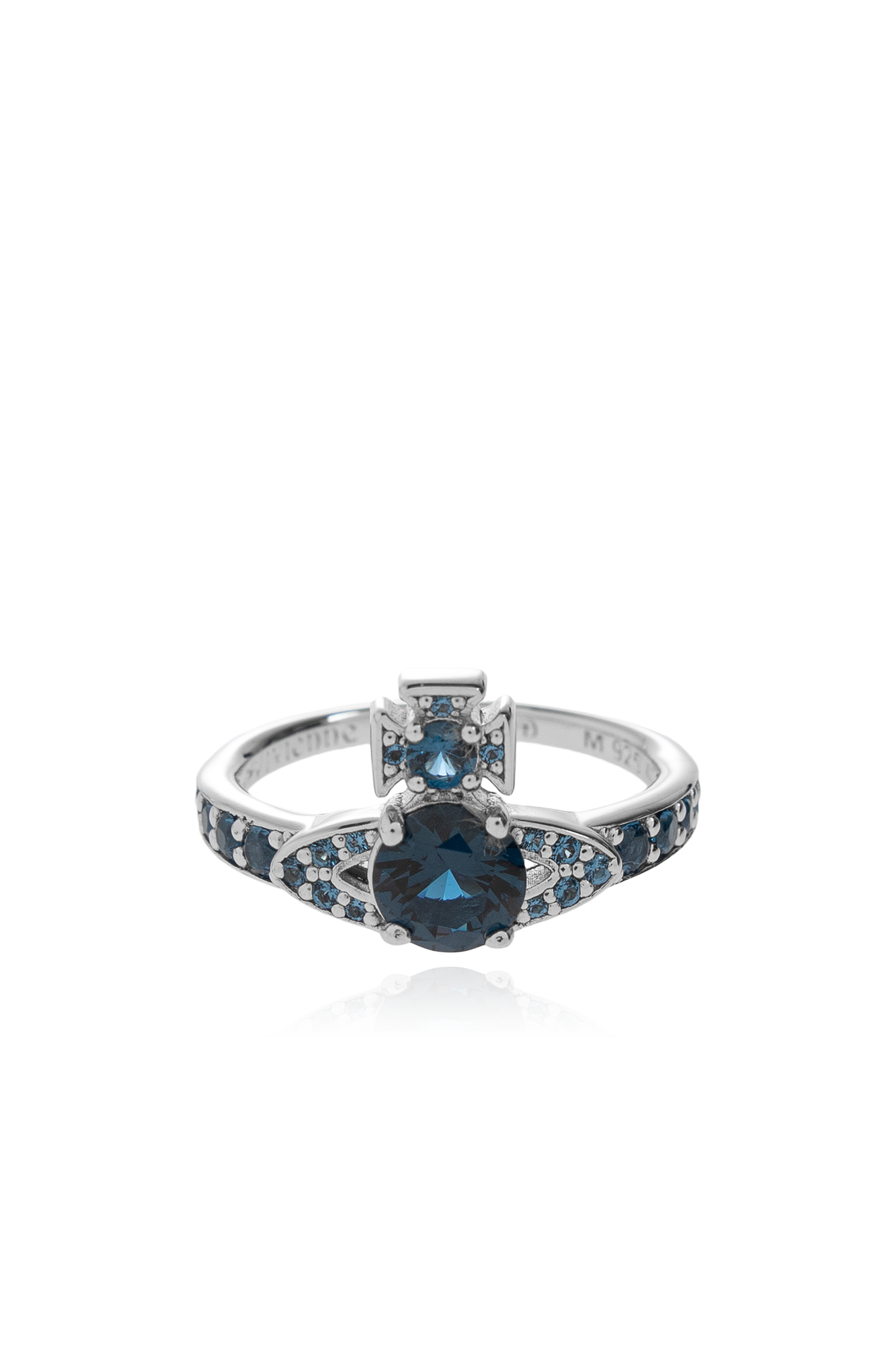Vivienne Westwood Srebrny Pierścień `Ismene`, Unisex, Srebrny