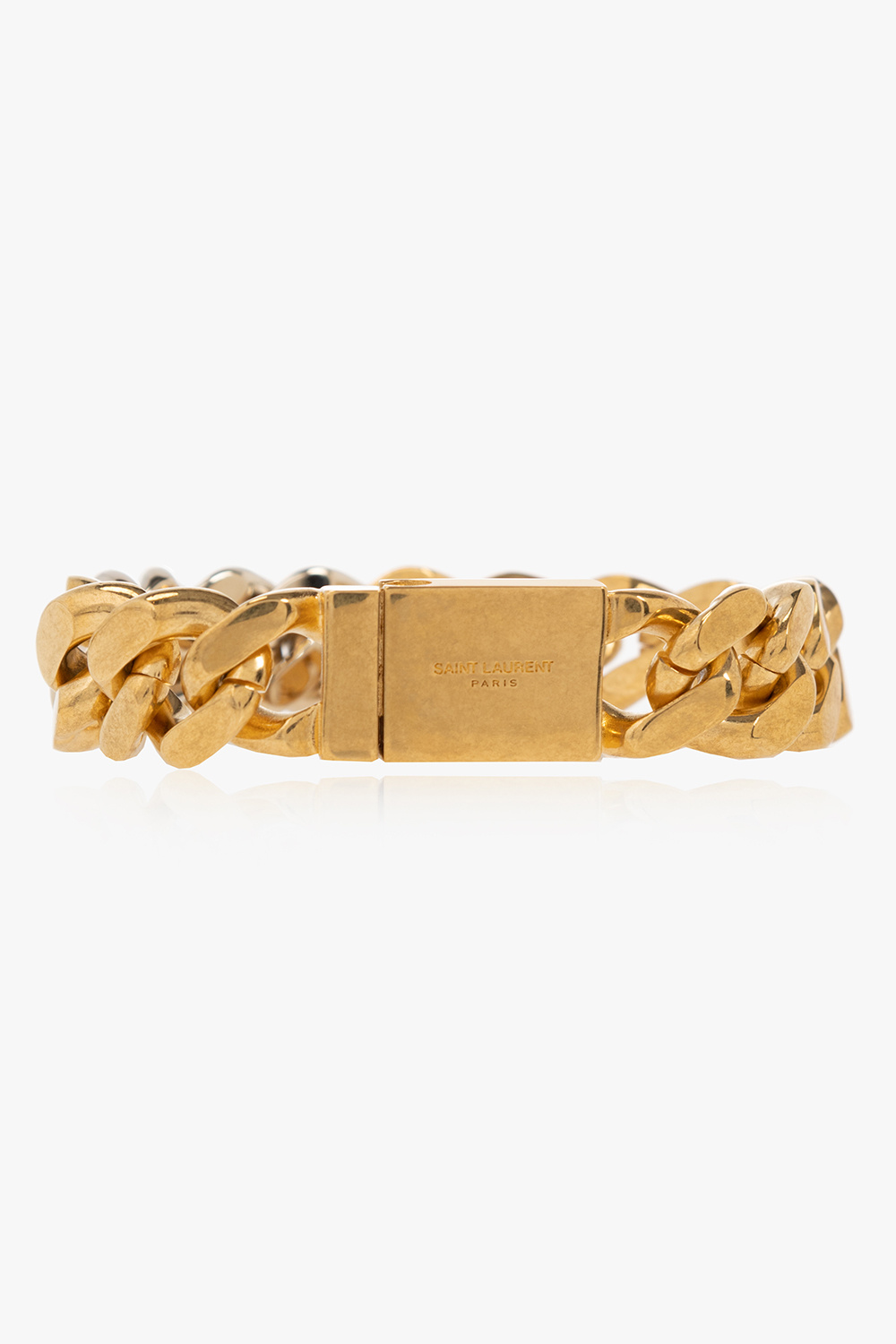 Saint Laurent Mosiężna Bransoleta, Kobiety, Złoty