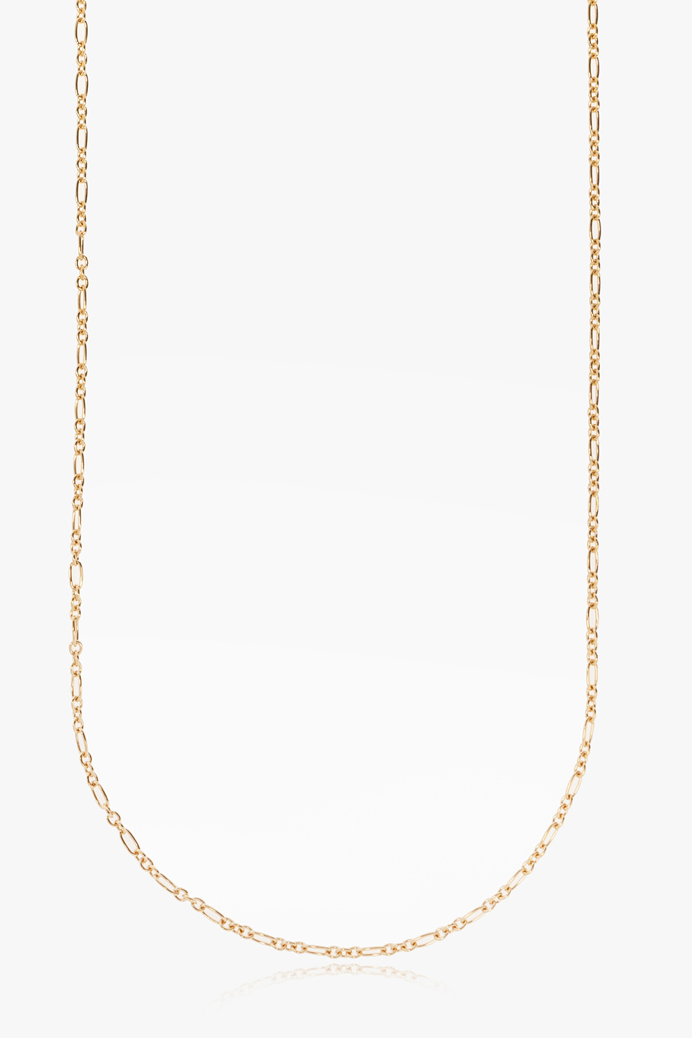 Saint Laurent Mosiężny Naszyjnik, Kobiety, Złoty