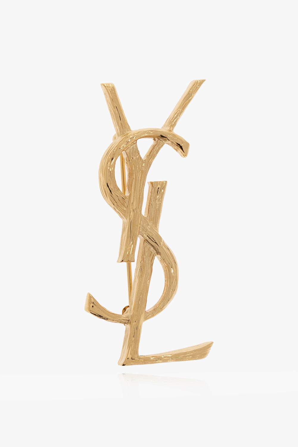 Saint Laurent Mosiężna Broszka, Kobiety, Złoty
