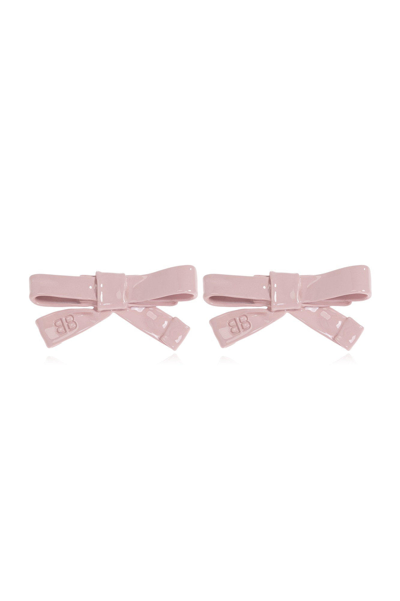 Balenciaga Kolczyki W Kształcie Kokard, Kobiety, Różowy