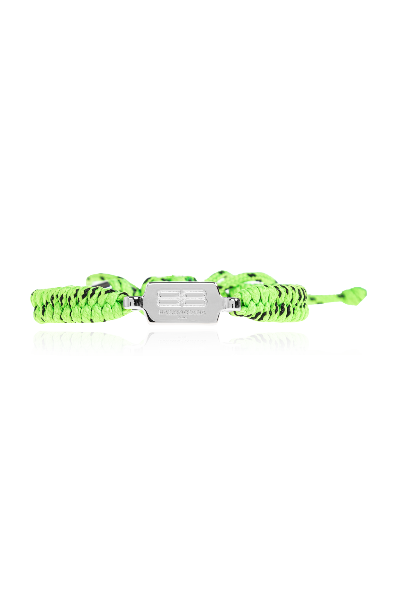 Balenciaga Bransoleta Z Logo, Unisex, Zielony
