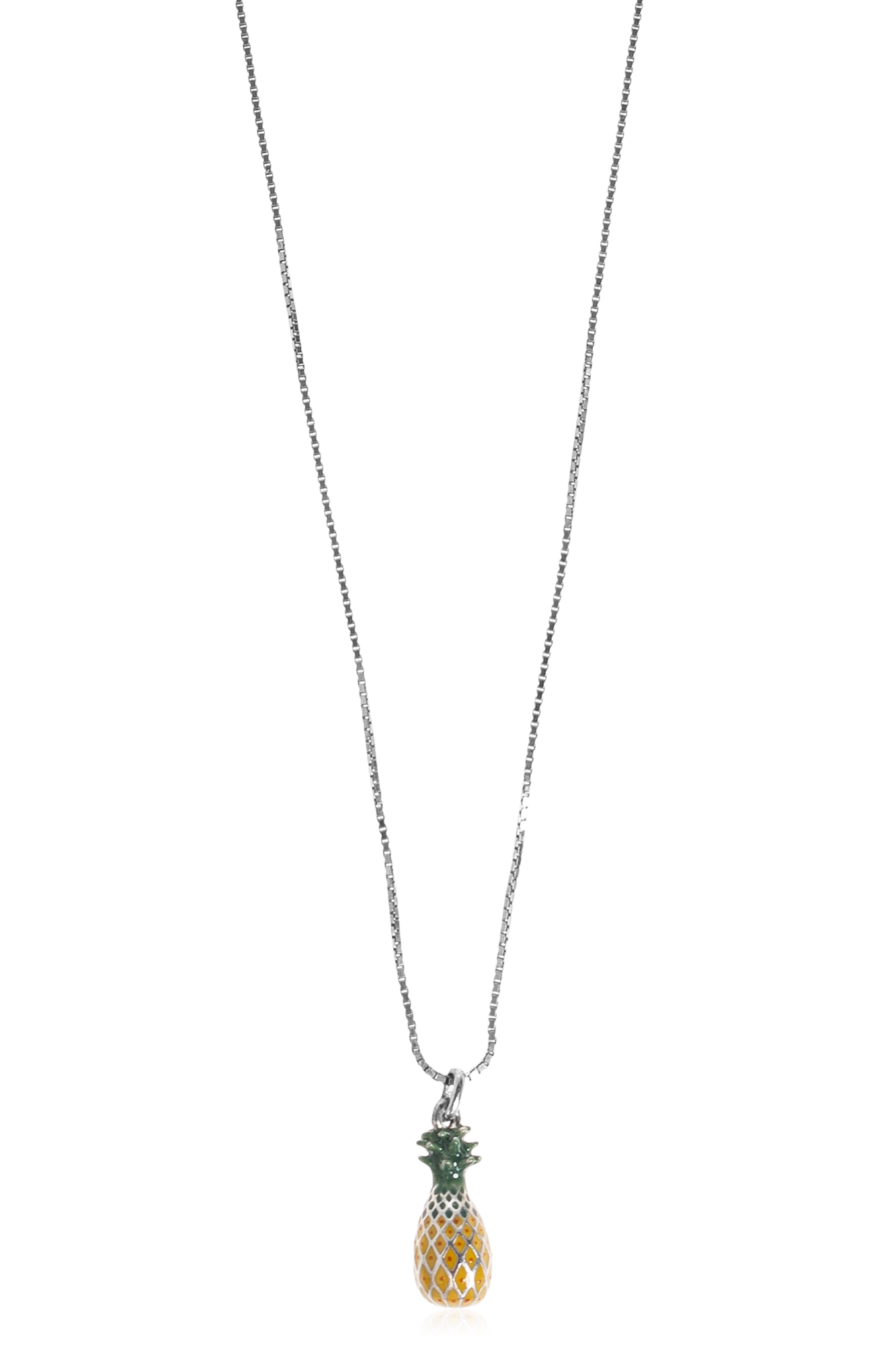 Saint Laurent Naszyjnik Z Zawieszką, Kobiety, Srebrny