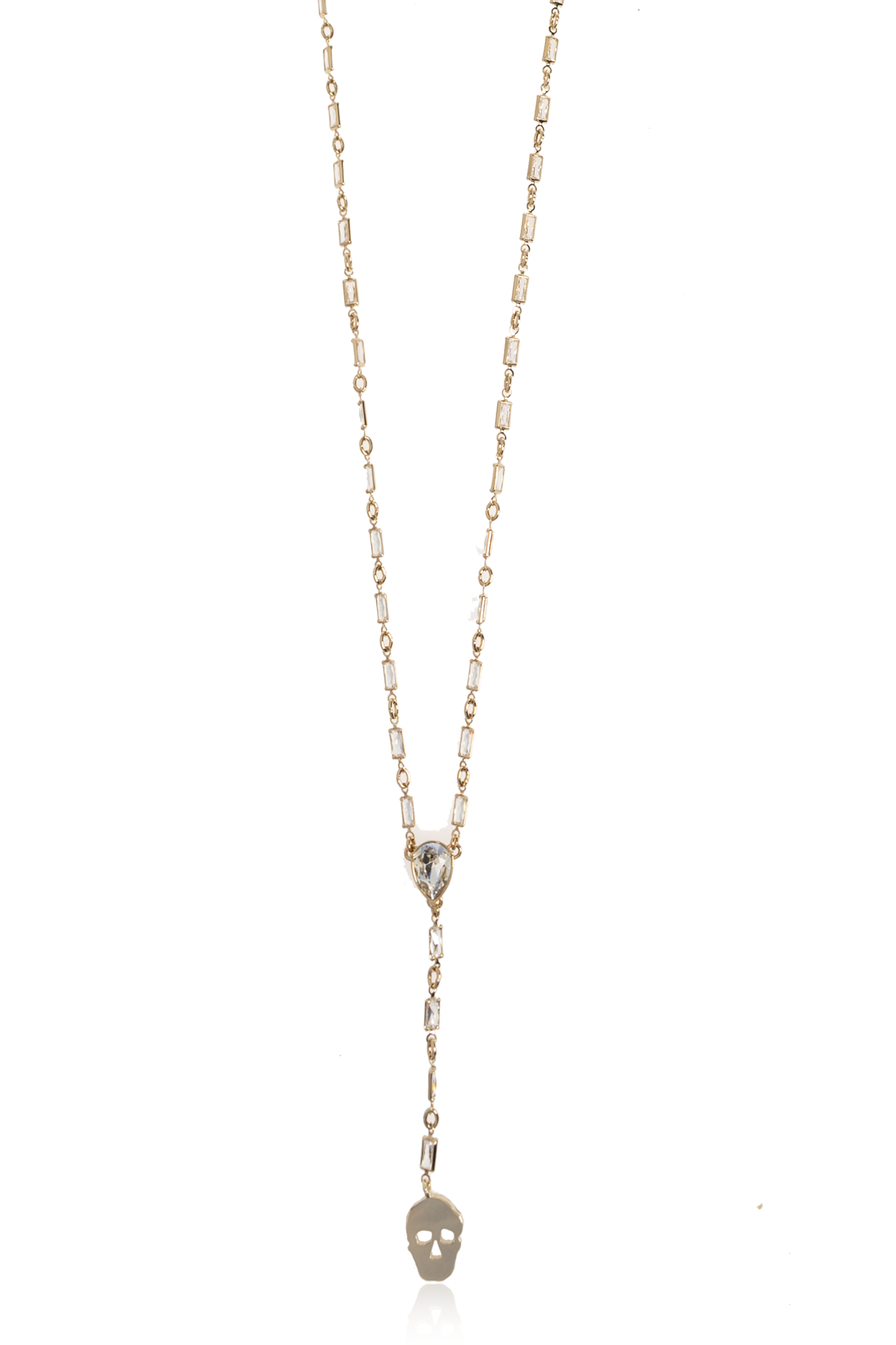 Alexander McQueen Naszyjnik Z Cyrkoniami, Kobiety, Złoty