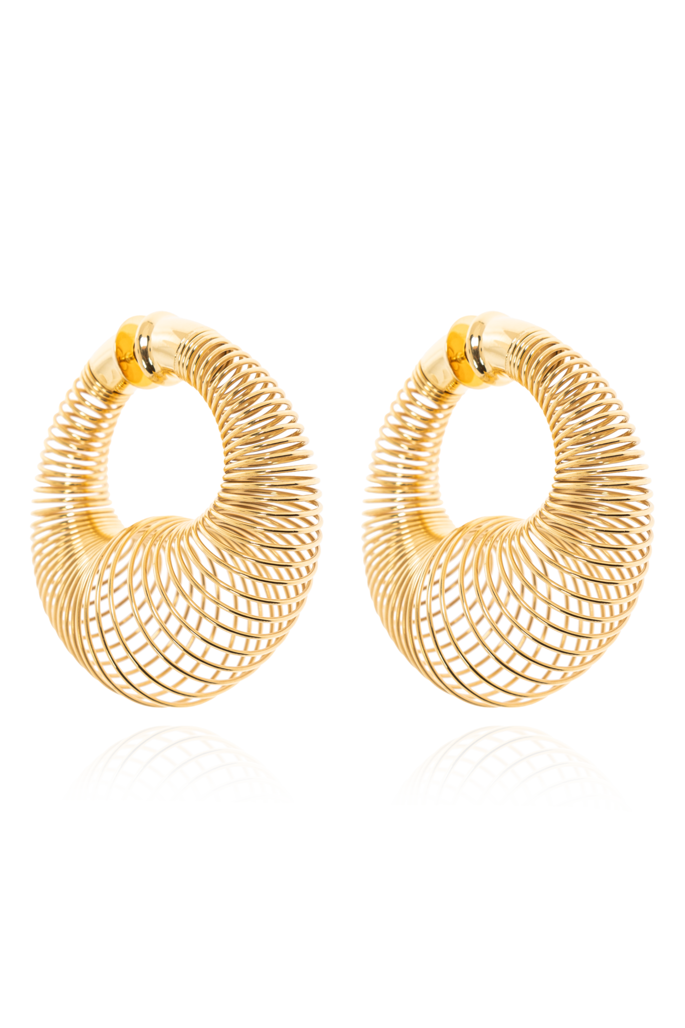 Alaïa Kolczyki Spirale, Kobiety, Złoty