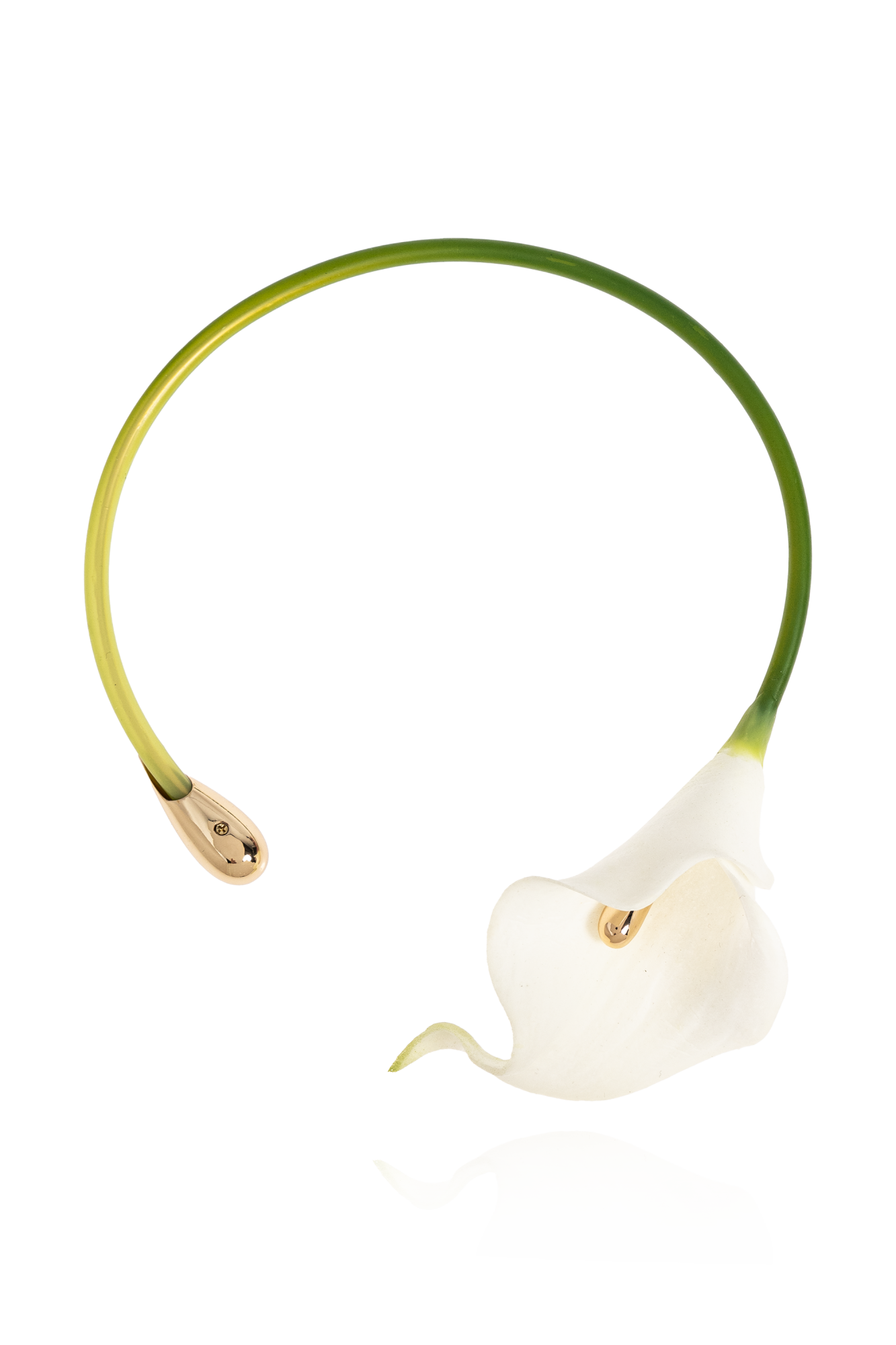 Cult Gaia Choker `Calla`, Kobiety, Zielony