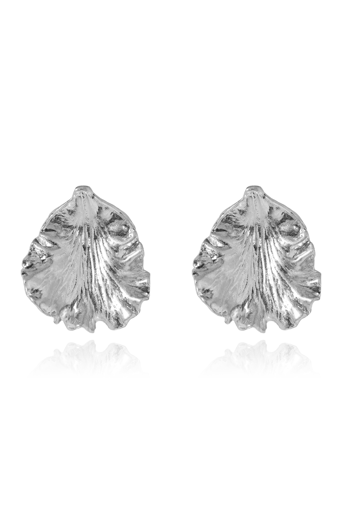 Cult Gaia Kolczyki ‘Irisi Leaf’, Kobiety, Srebrny