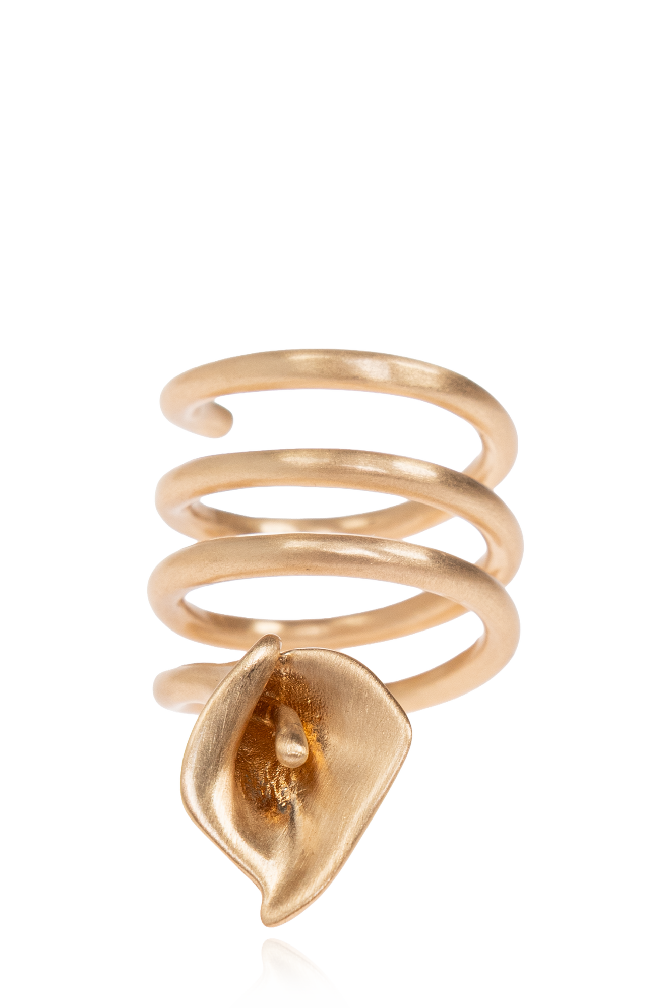 Cult Gaia Pierścień `Calla`, Kobiety, Złoty