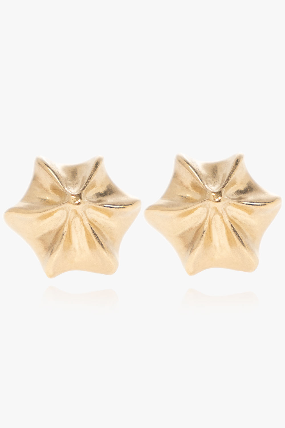 Maison Margiela Srebrne Kolczyki, Unisex, Złoty