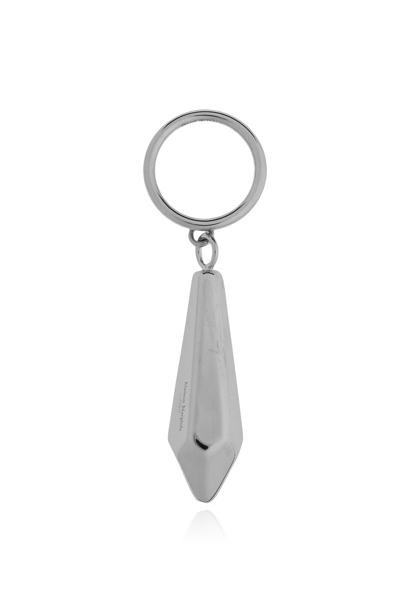 Maison Margiela Mosiężna Zawieszka, Unisex, Srebrny