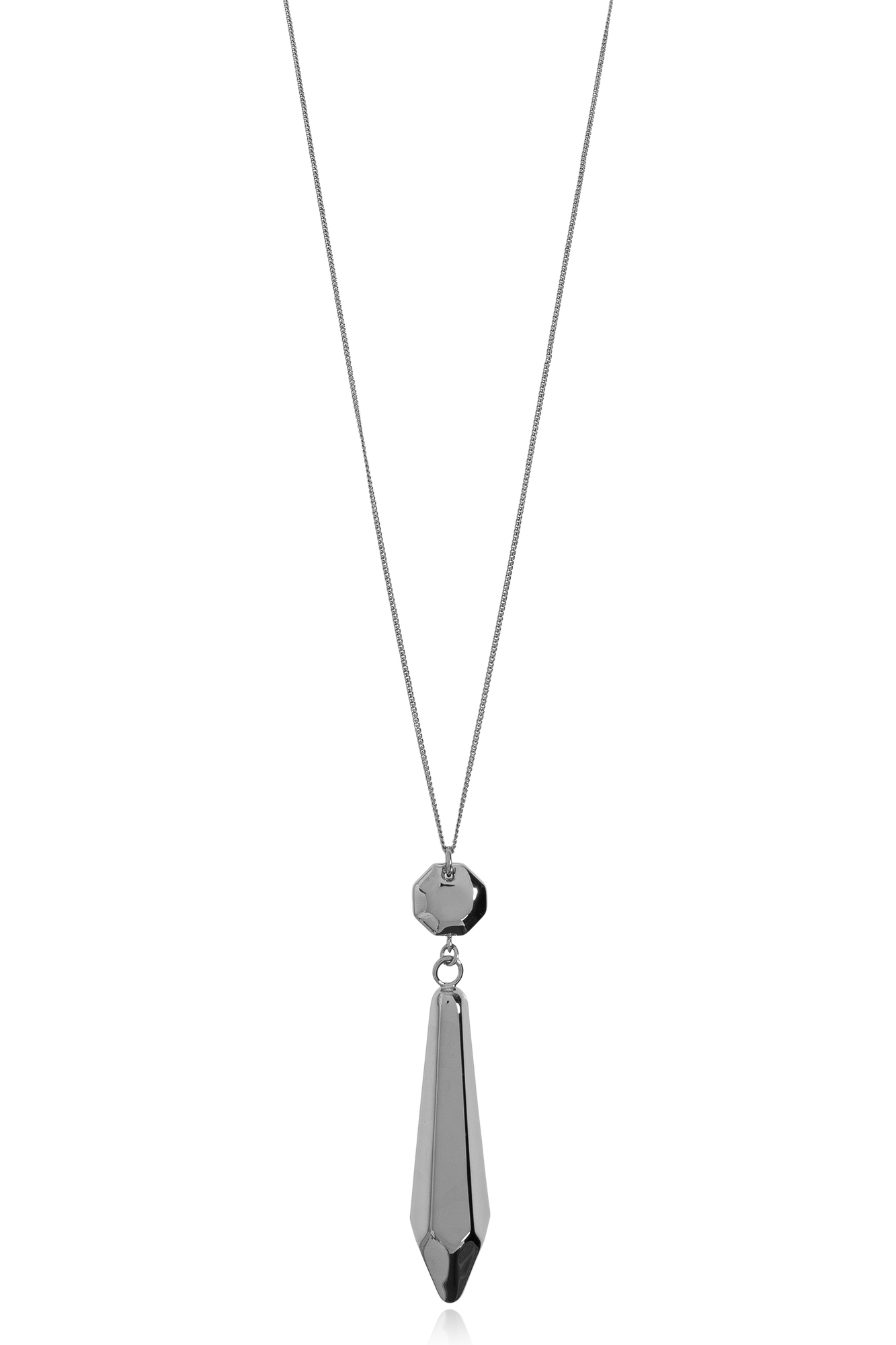 Maison Margiela Naszyjnik Z Zawieszką, Unisex, Srebrny