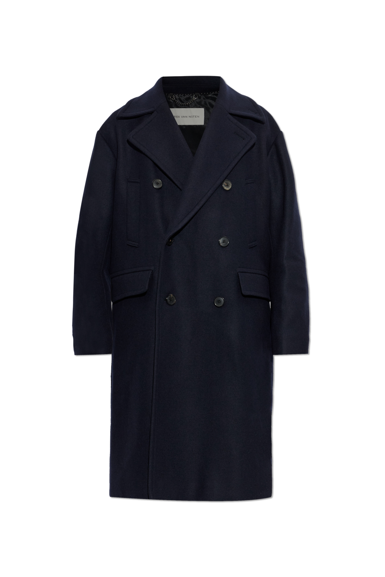 Dries Van Noten Płaszcz ‘Rascott’, Mężczyźni, Granatowy