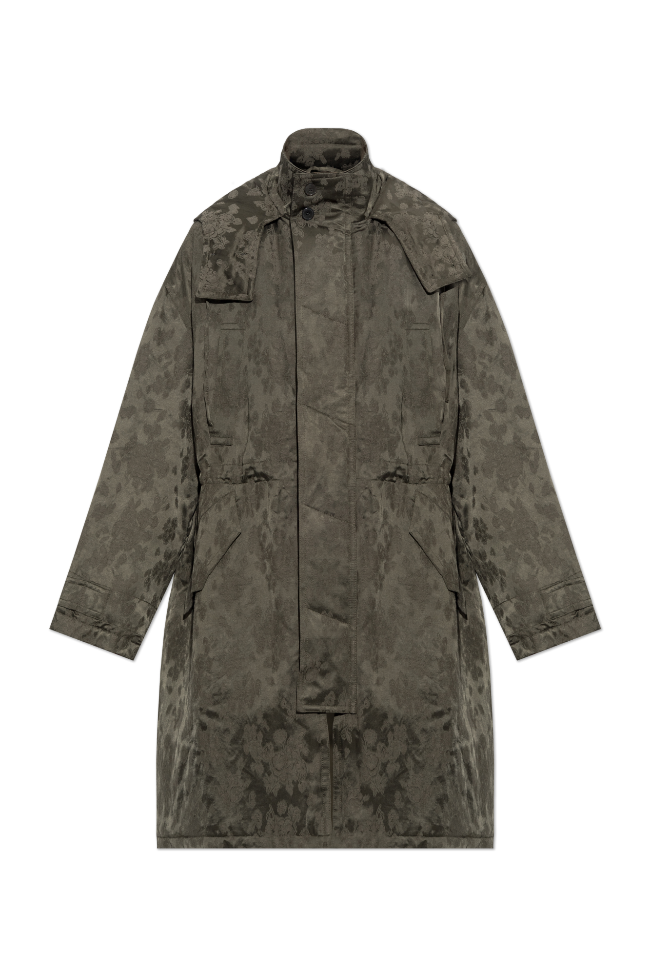 Dries Van Noten Płaszcz ‘Roxer’, Mężczyźni, Zielony