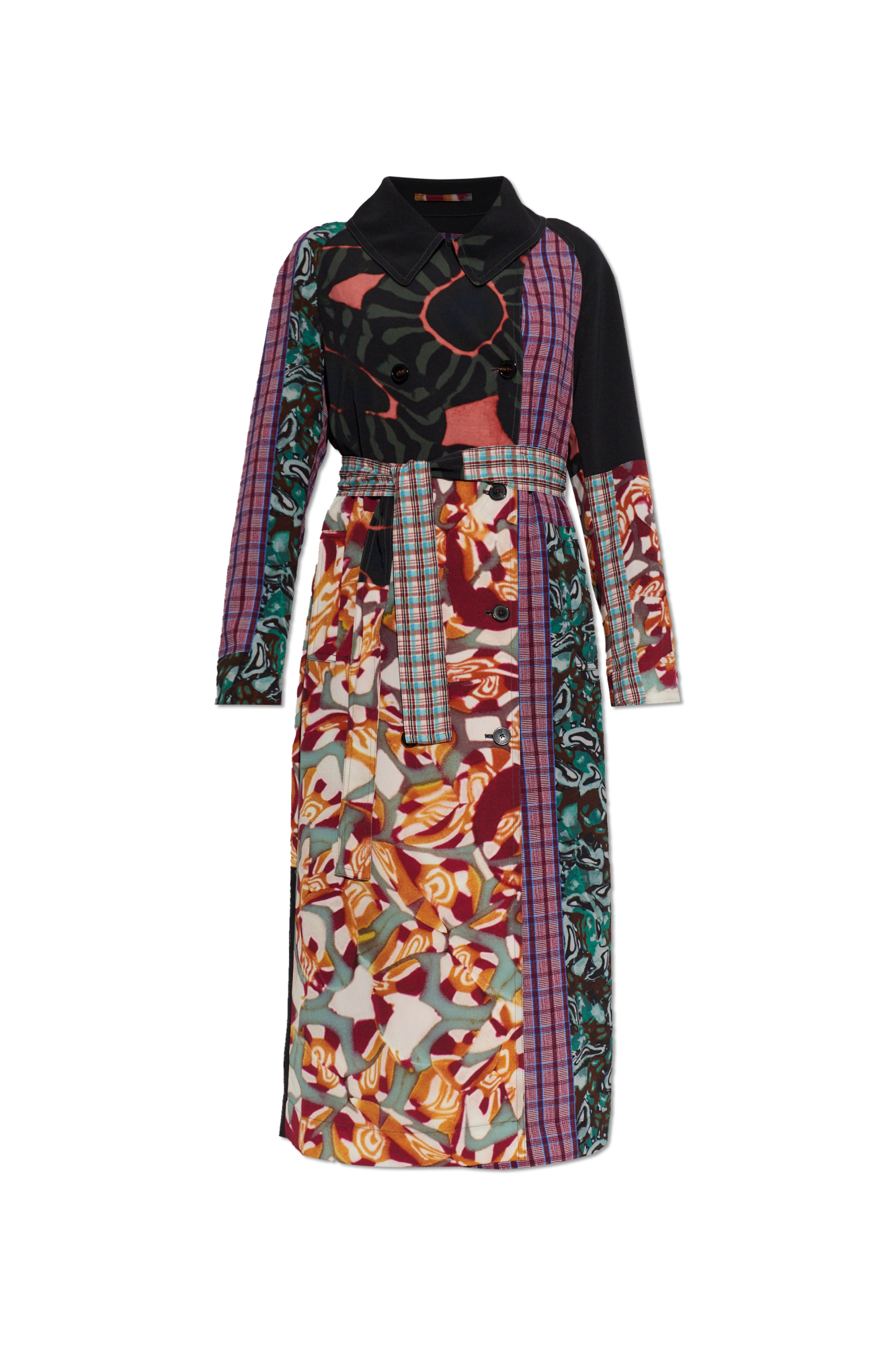 Dries Van Noten Płaszcz ‘Rolana’, Kobiety, Multikolor