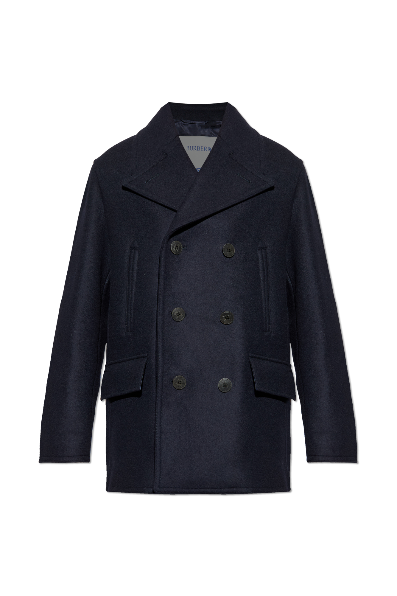Burberry Krótki Płaszcz `Shelborne`, Mężczyźni, Granatowy