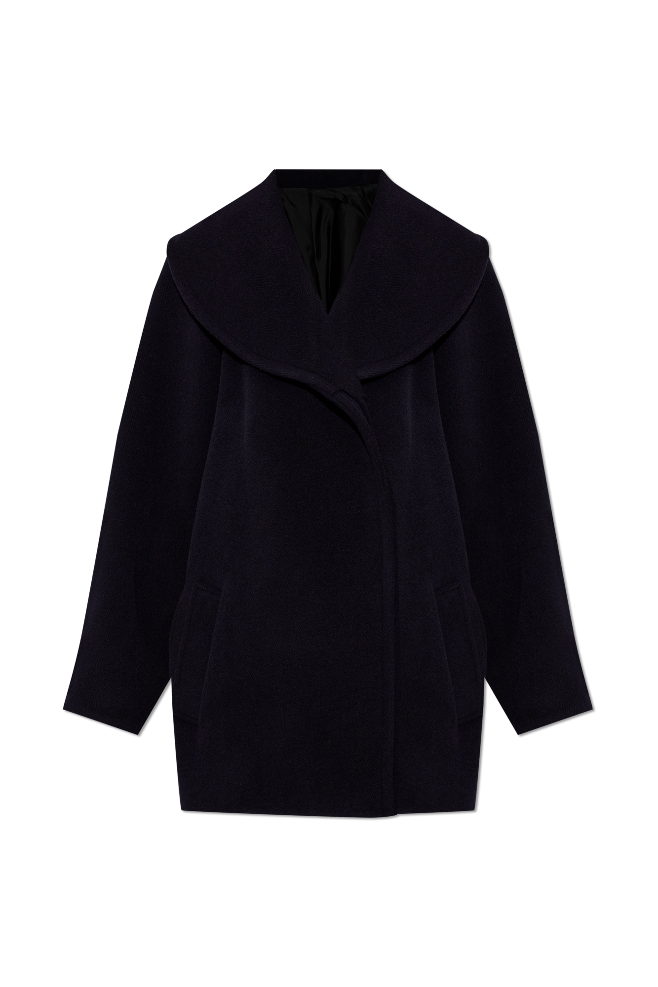 Alaïa Wełniany Płaszcz, Kobiety, Fioletowy