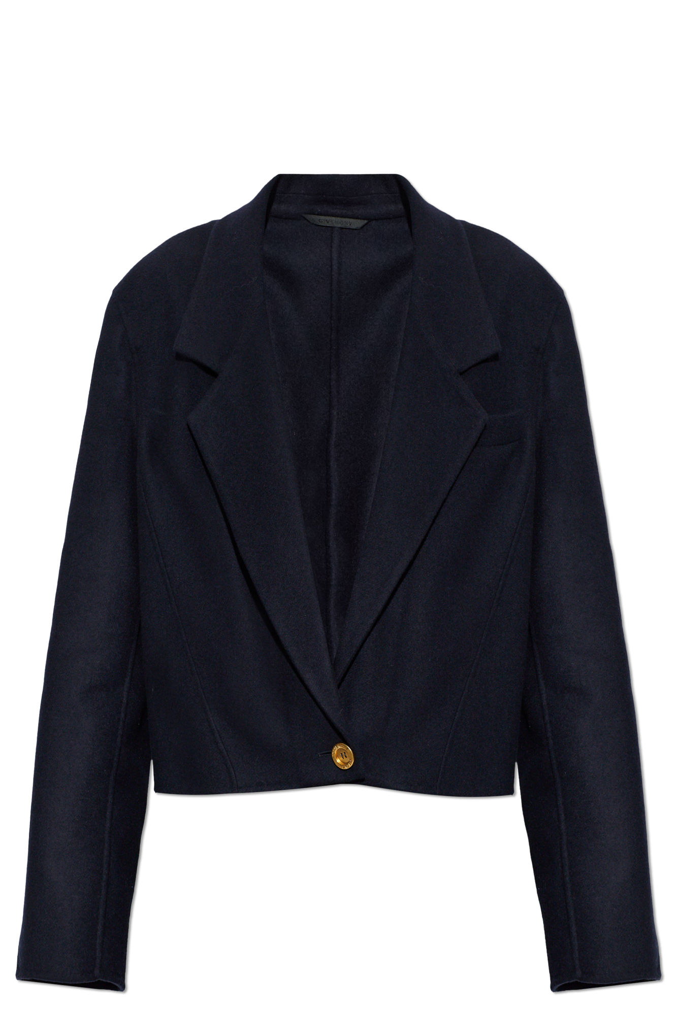 Givenchy Wełniana Kurtka, Kobiety, Granatowy