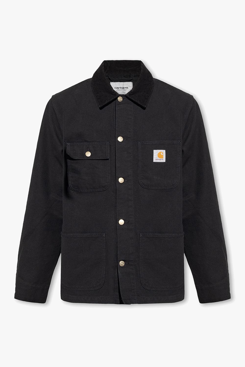 Carhartt WIP Jeansowa Kurtka Z Logo, Mężczyźni, Czarny