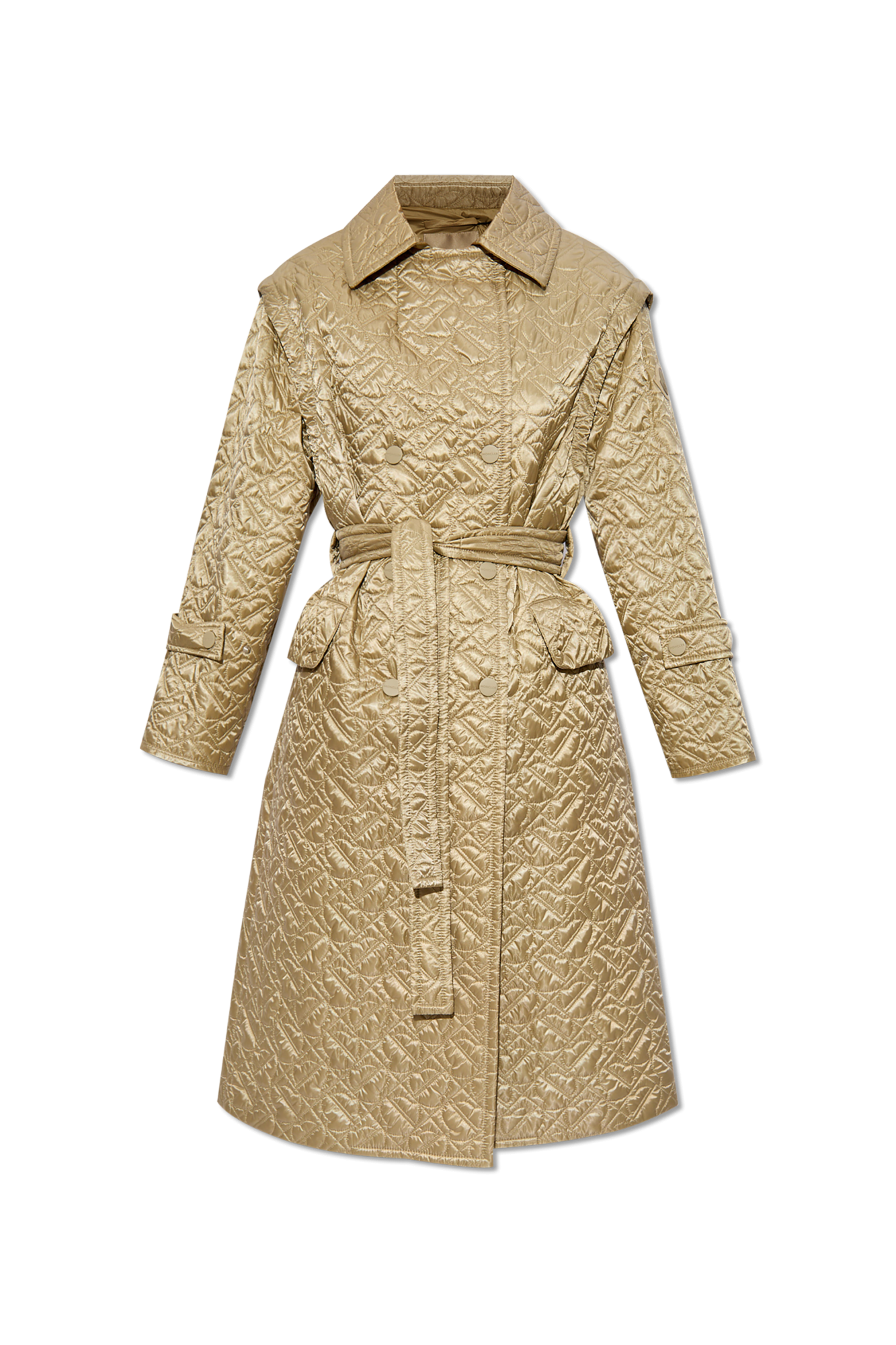Moncler Pikowany Płaszcz ‘Samare’, Kobiety, Zielony