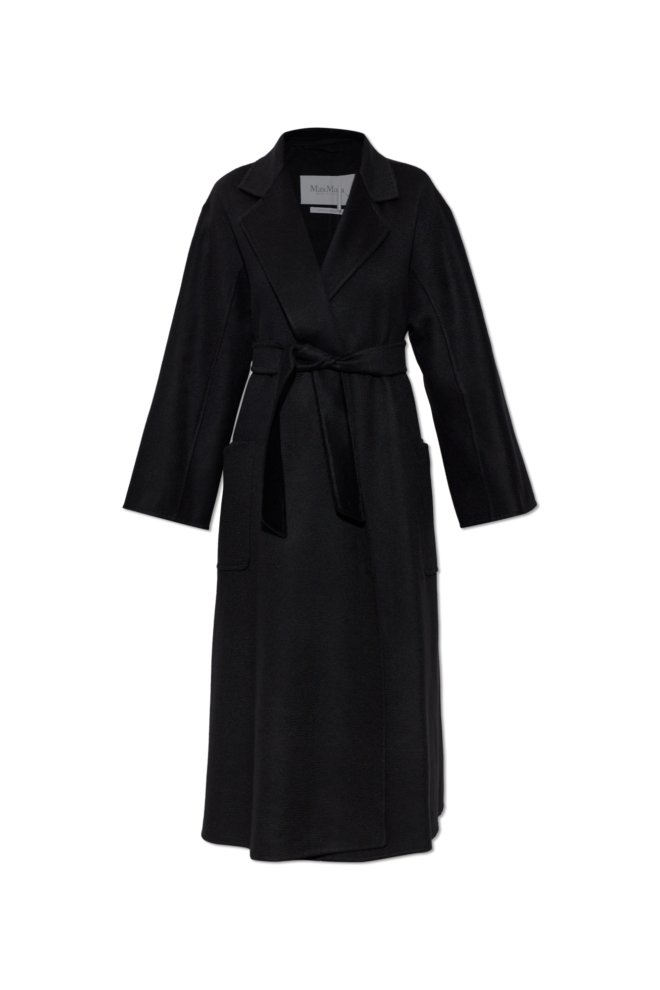 Max Mara Kaszmirowy Płaszcz `Ludmilla`, Kobiety, Czarny