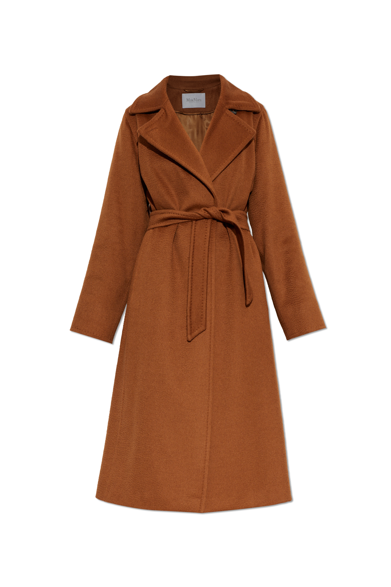 Max Mara Wełniany Płaszcz ‘Manuela’, Kobiety, Brązowy