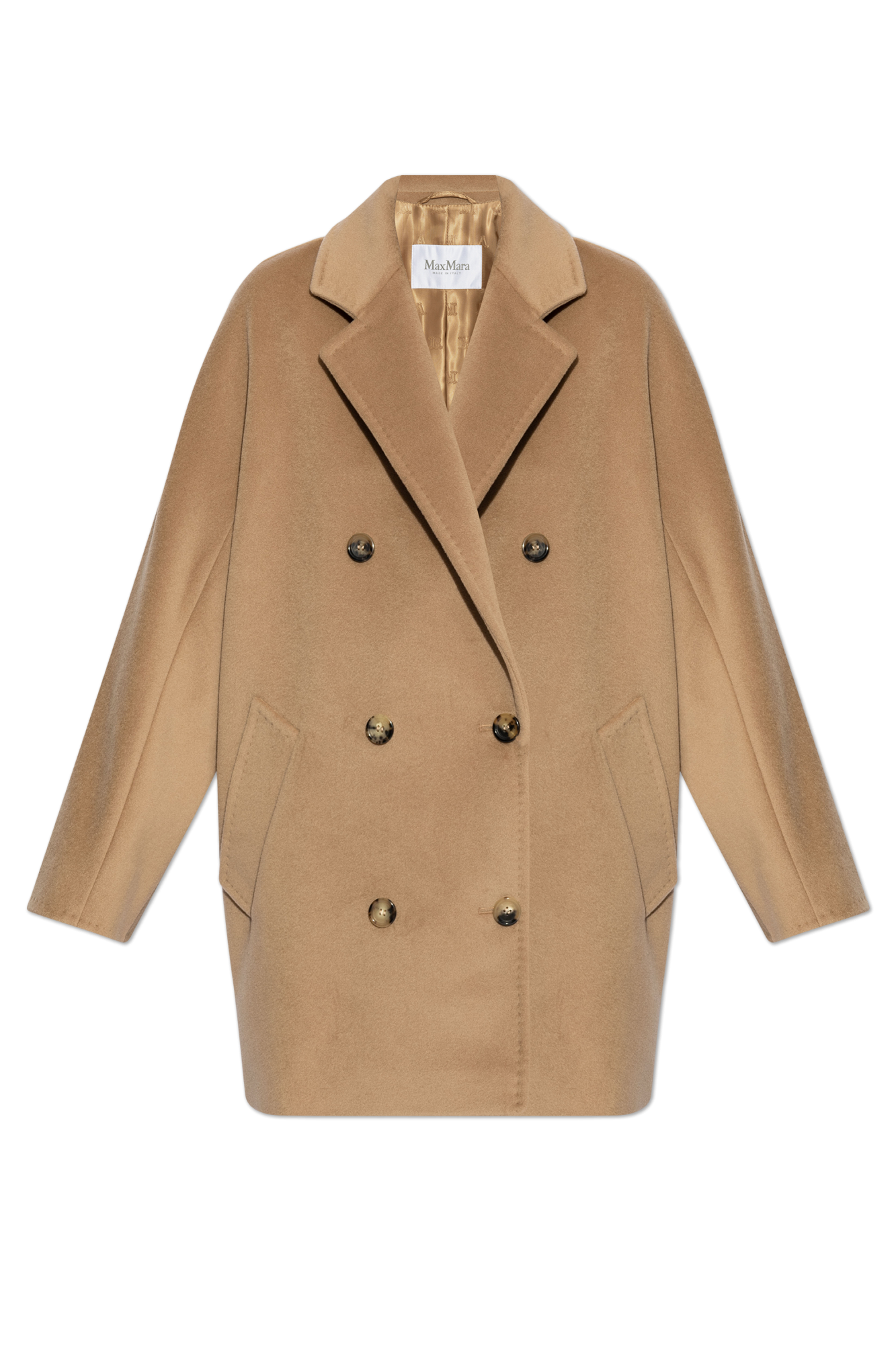 Max Mara Płaszcz `Rebus`, Kobiety, Beżowy