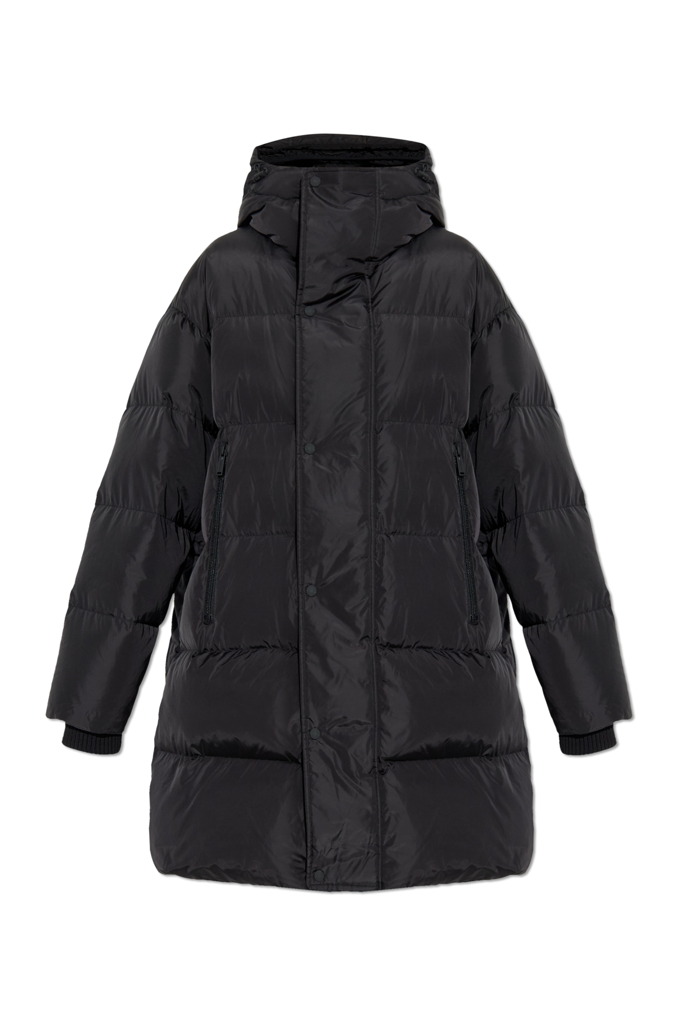 Dsquared2 Długa Kurtka Puchowa, Kobiety, Czarny
