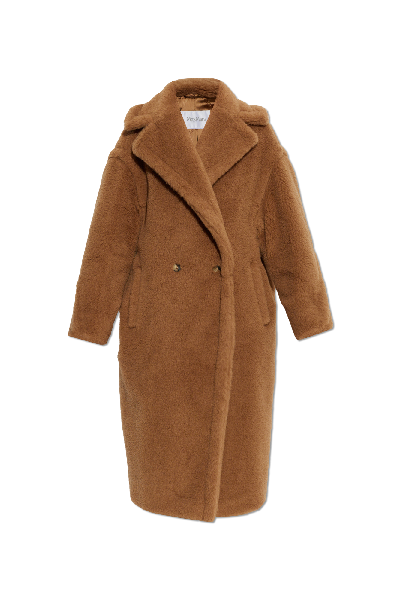 Max Mara Wełniany Płaszcz ‘Teddy’, Kobiety, Brązowy