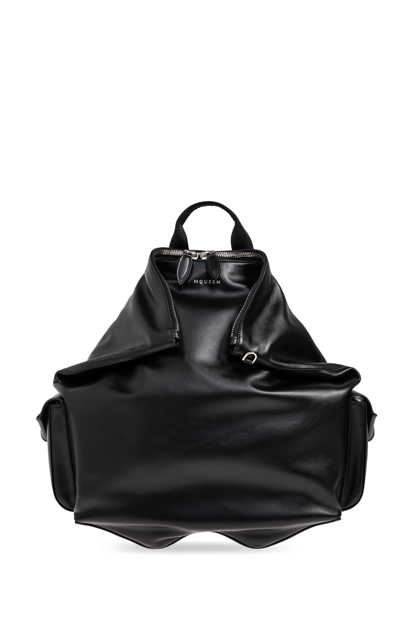 Alexander McQueen Plecak `Manta`, Mężczyźni, Czarny