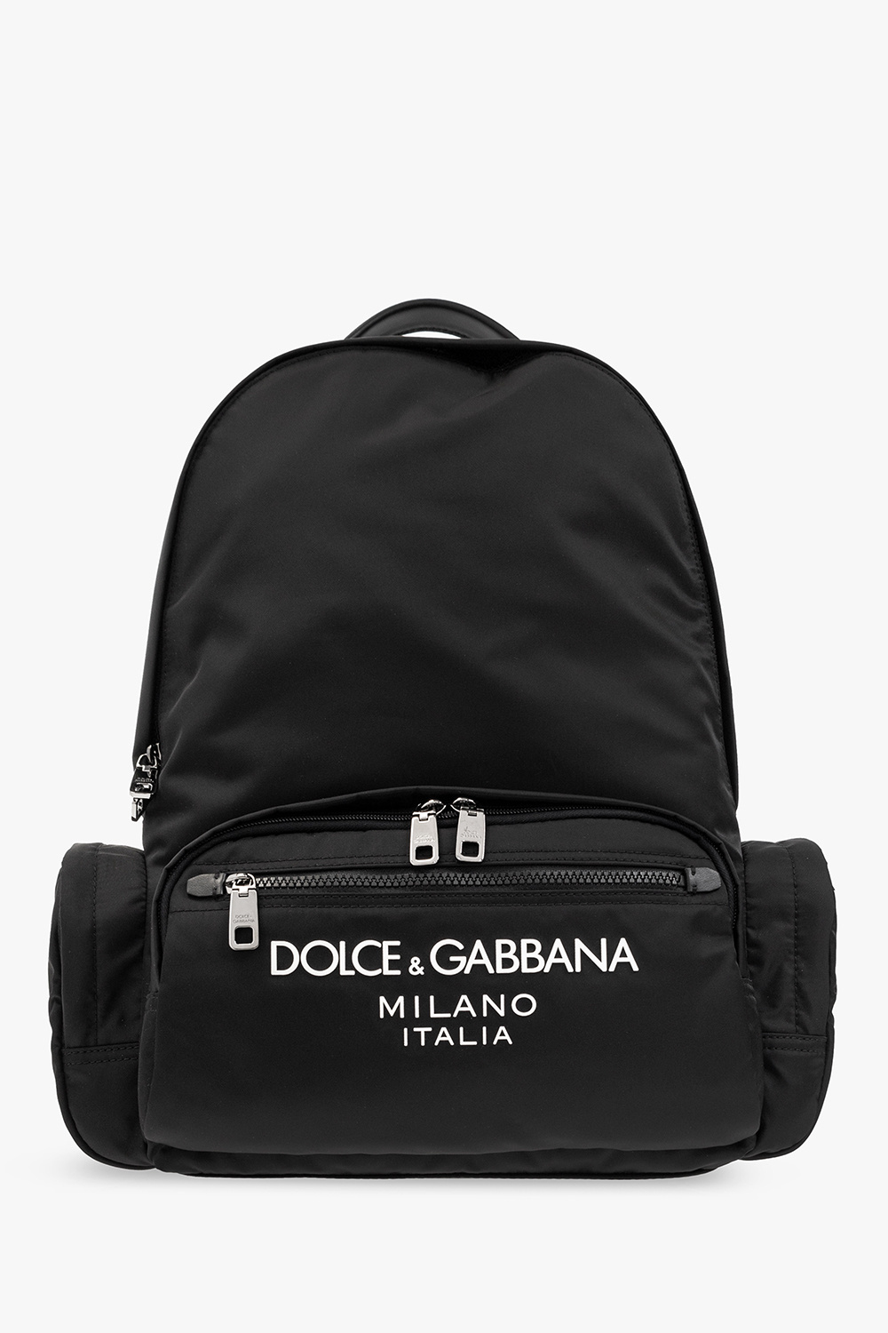 Dolce & Gabbana Plecak Z Logo, Mężczyźni, Czarny