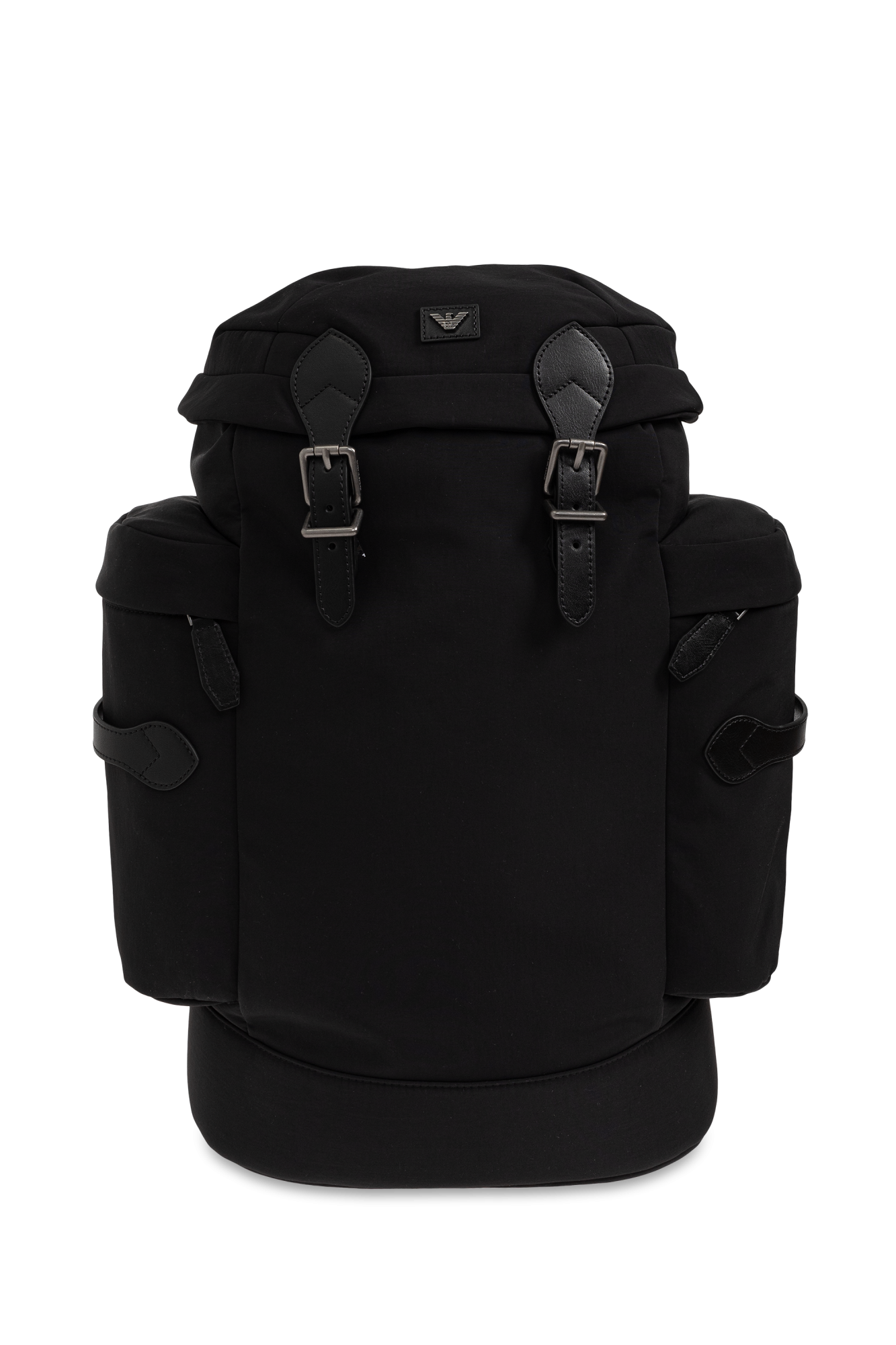 Emporio Armani Plecak Z Aplikacją  Z Logo, Mężczyźni, Czarny