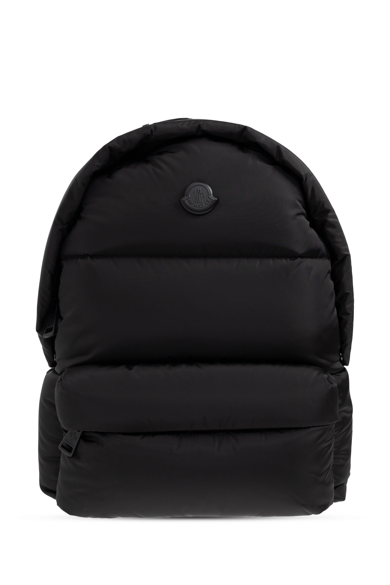 Moncler Plecak Z Naszywką Z Logo, Mężczyźni, Czarny