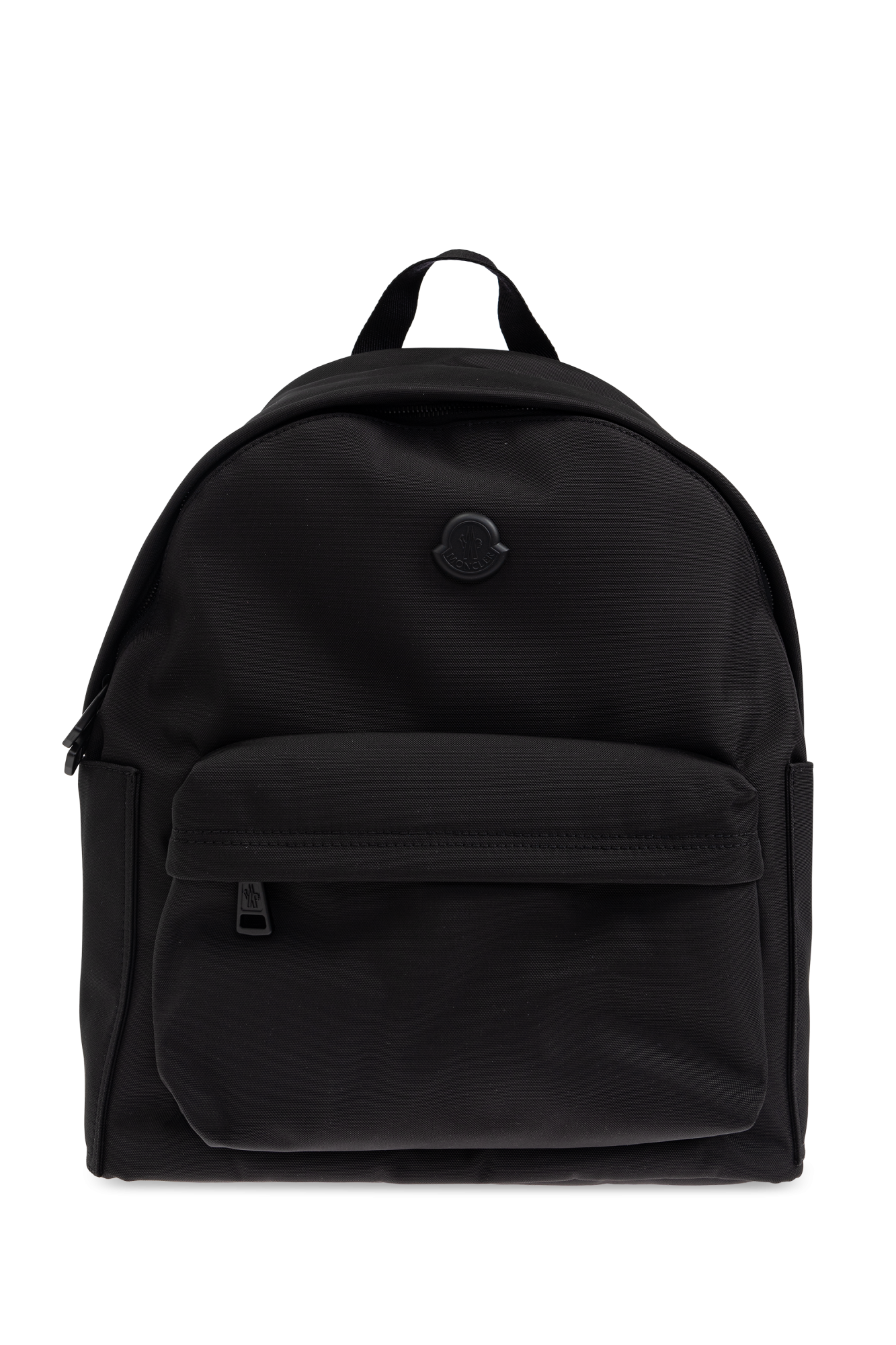 Moncler Plecak Z Logo, Mężczyźni, Czarny
