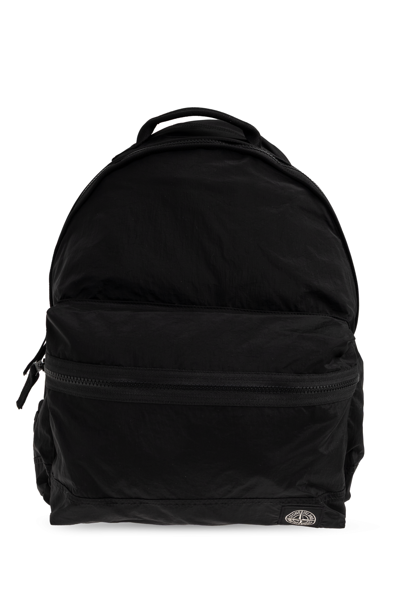 Stone Island Plecak Z Naszywką Z Logo, Mężczyźni, Czarny
