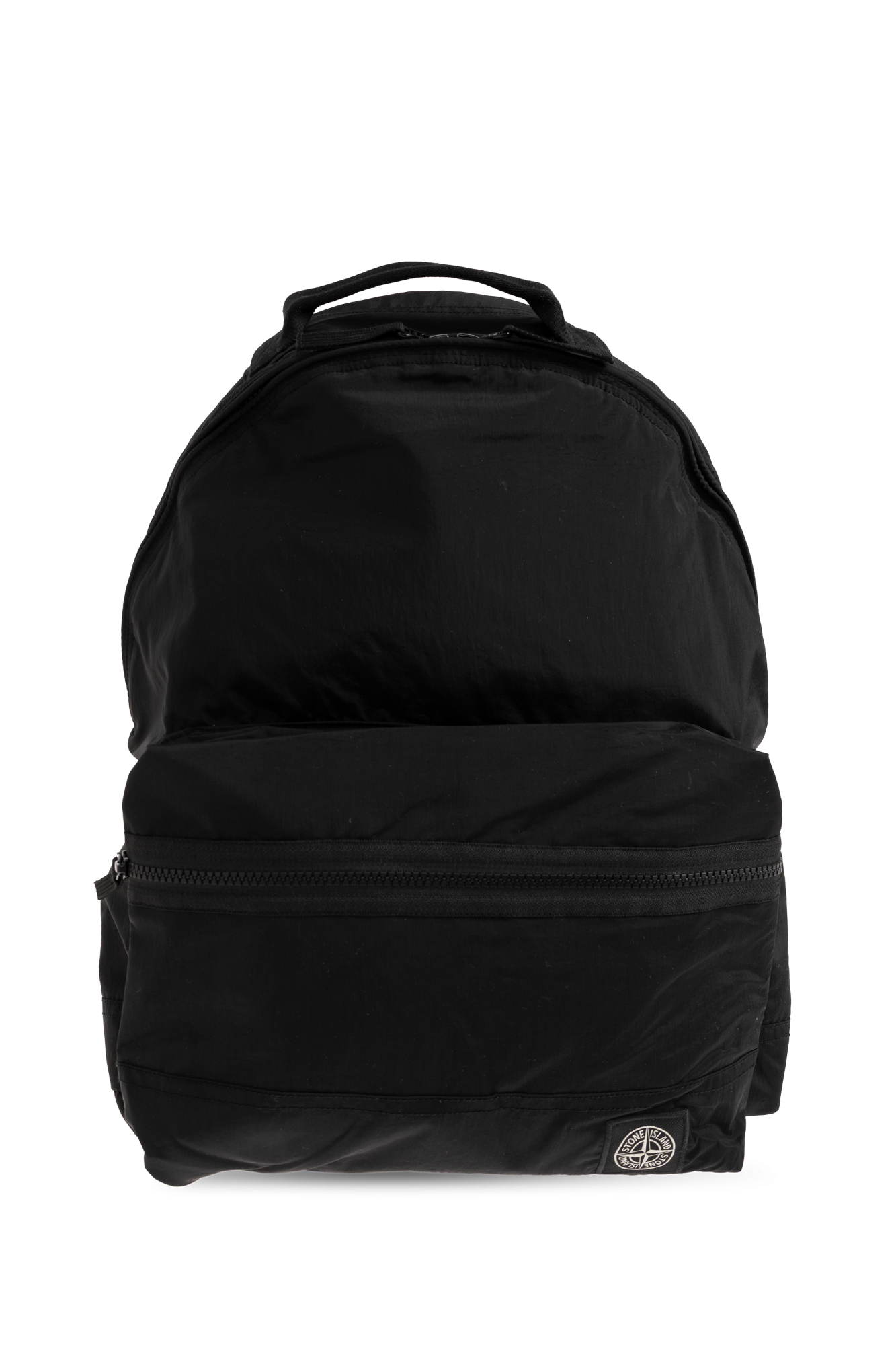 Stone Island Plecak Z Logo, Mężczyźni, Czarny
