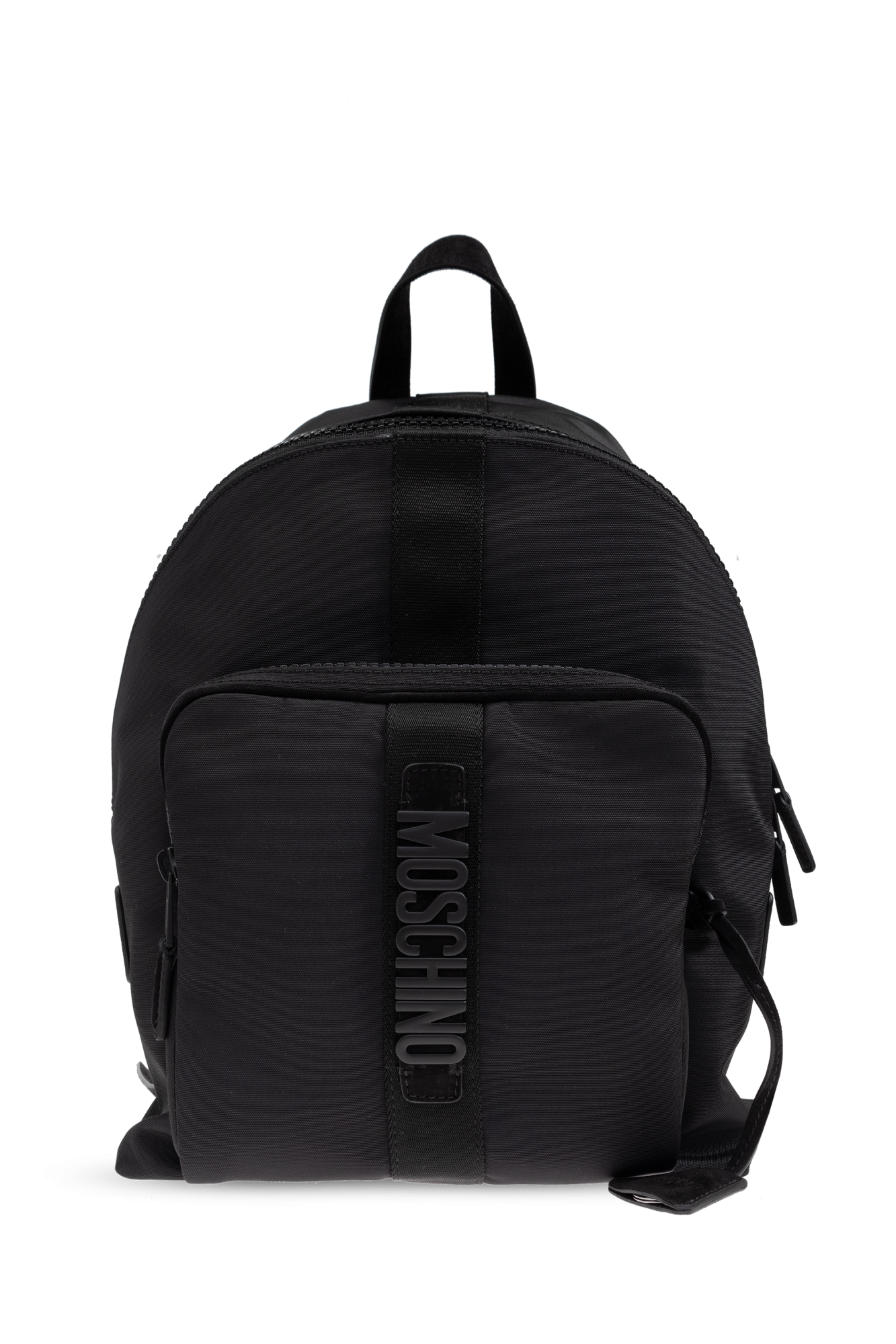 Moschino Plecak Z Logo, Mężczyźni, Czarny