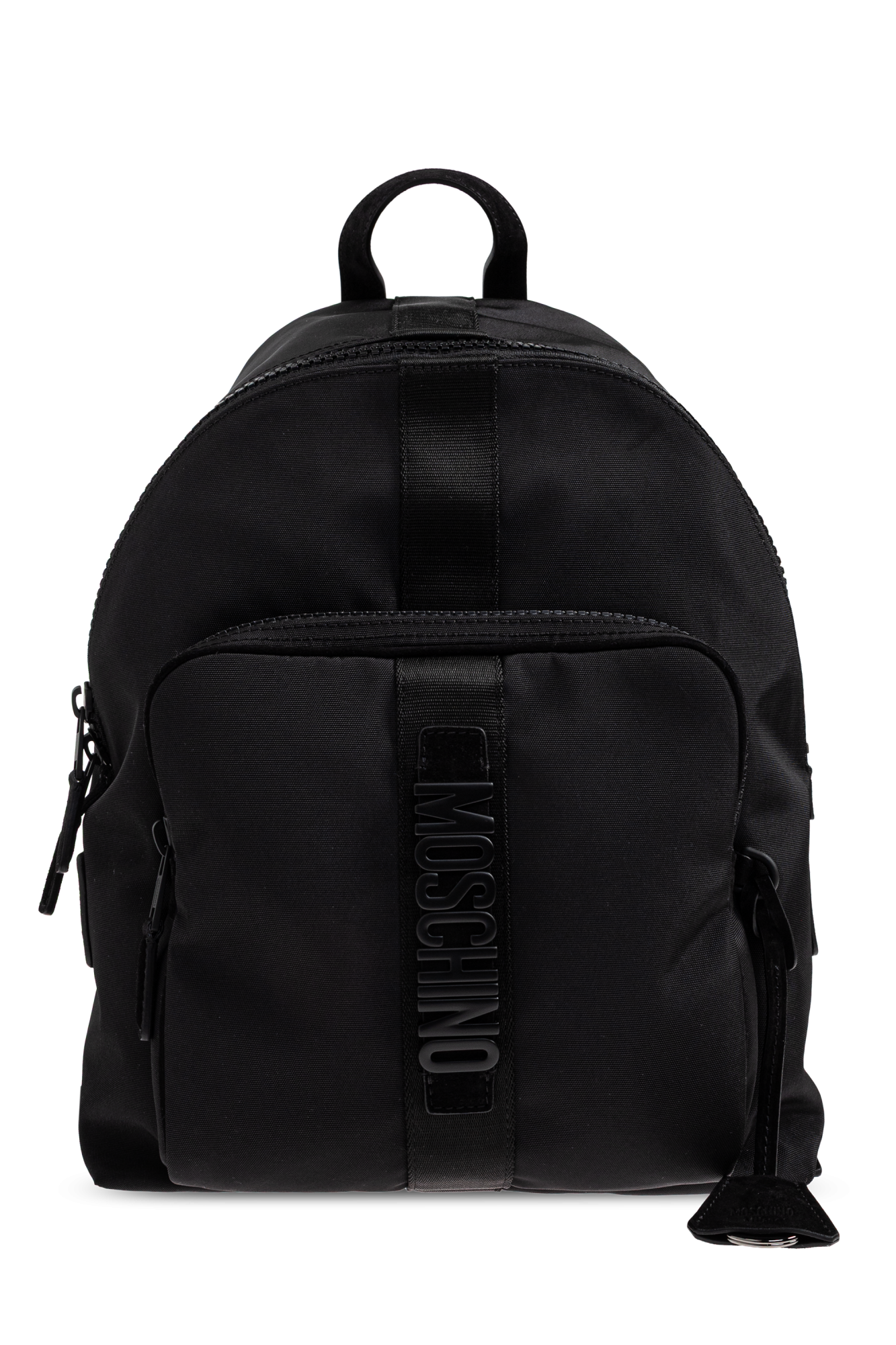 Moschino Plecak Z Logo, Mężczyźni, Czarny