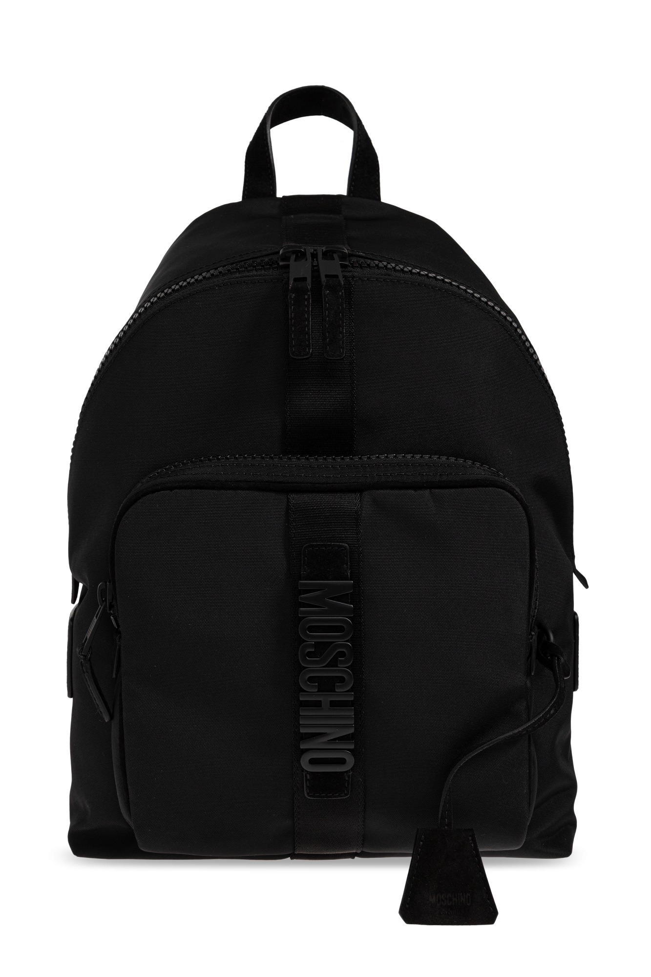 Moschino Plecak Z Logo, Mężczyźni, Czarny