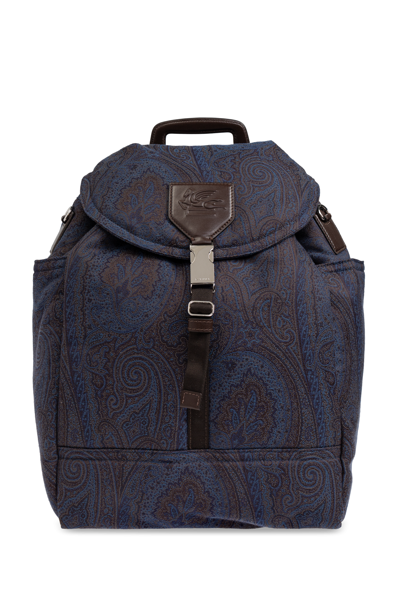 Etro Plecak Z Motywem ‘paisley’, Mężczyźni, Granatowy