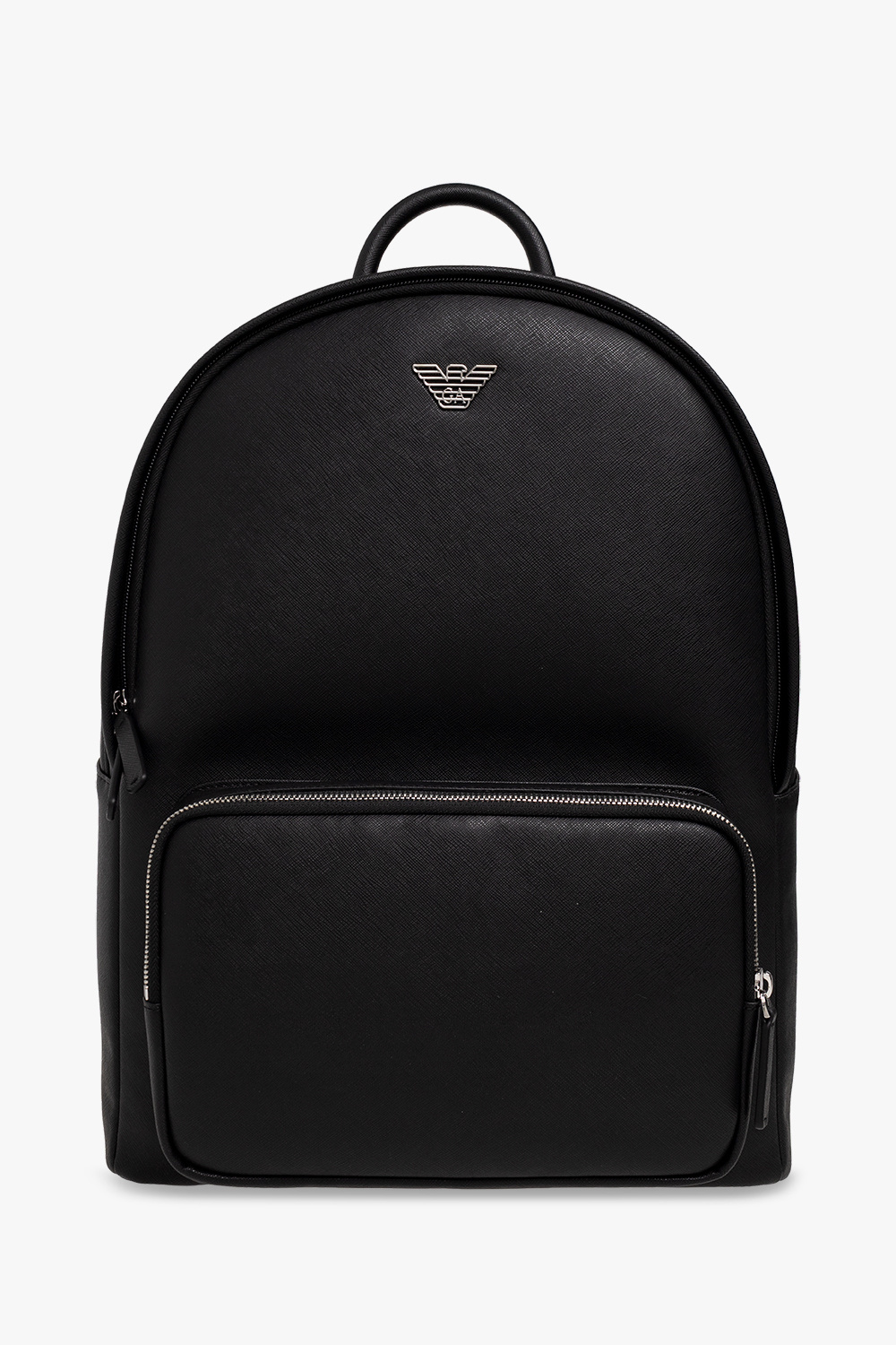 Emporio Armani Plecak Z Logo, Mężczyźni, Czarny