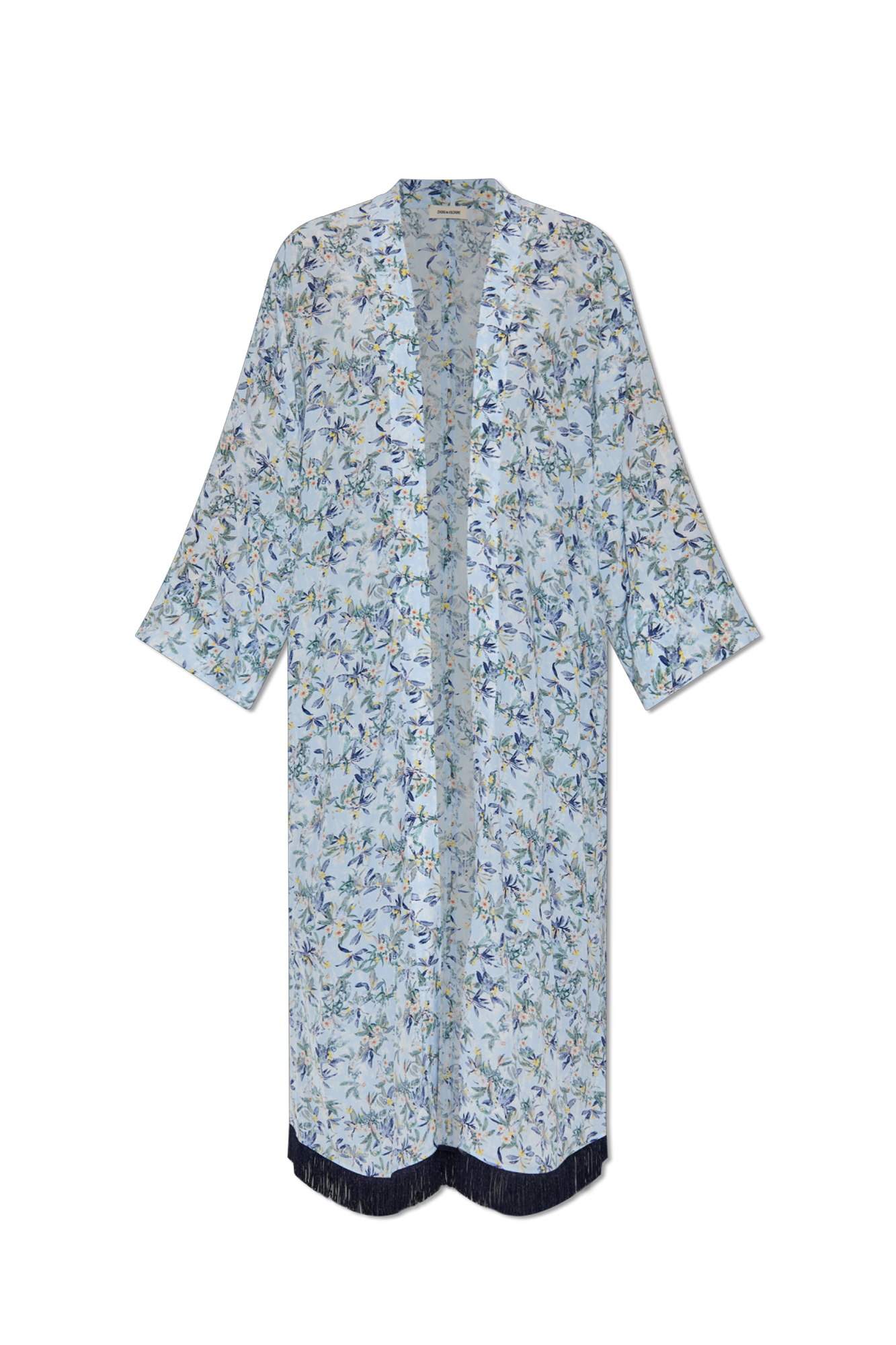 Zadig & Voltaire Kimono Z Motywem Kwiatowym, Kobiety, Jasnoniebieski