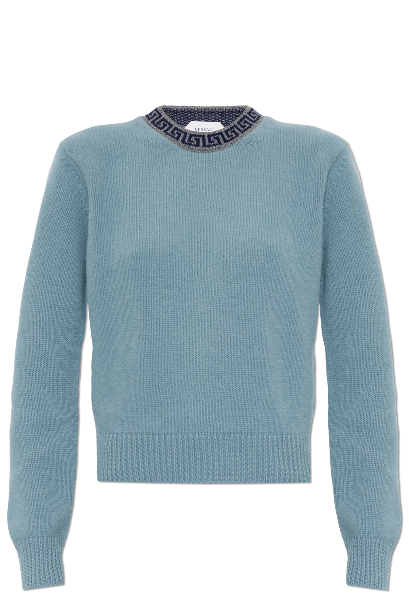 Versace Wełniany Sweter, Kobiety, Zielony