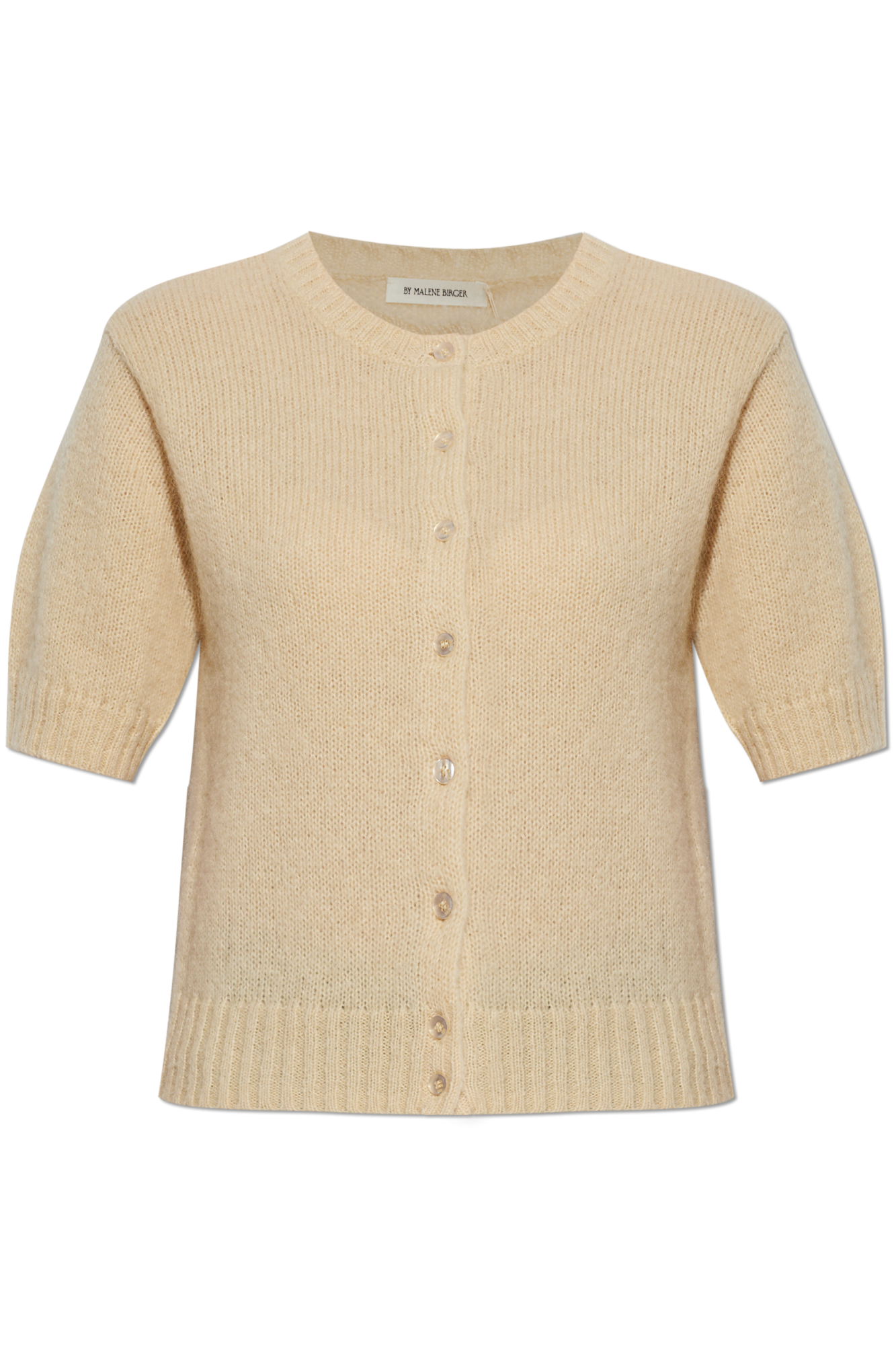 By Malene Birger Kardigan Z Krótkimi Rękawami, Kobiety, Beżowy