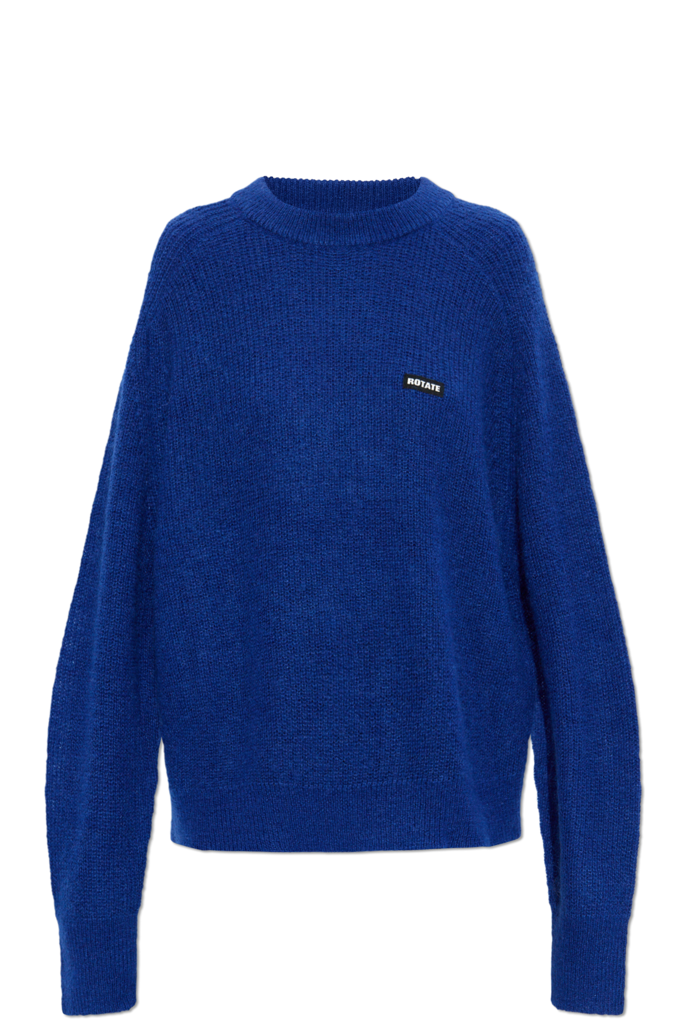 ROTATE Sweter Z Naszywką Z Logo, Kobiety, Niebieski