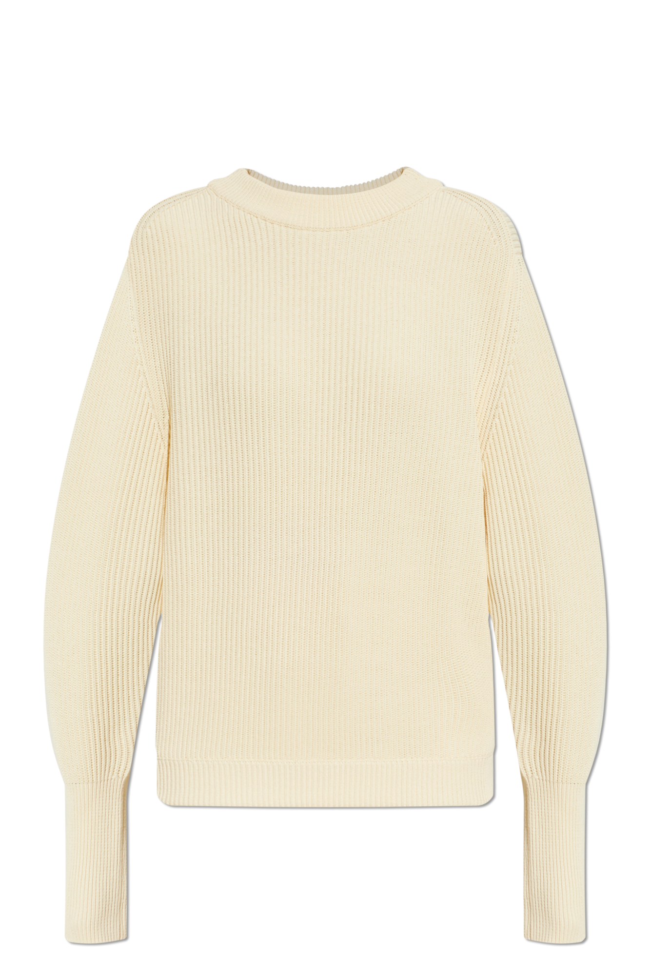 Victoria Beckham Sweter Z Okrągłym Dekoltem, Kobiety, żółty