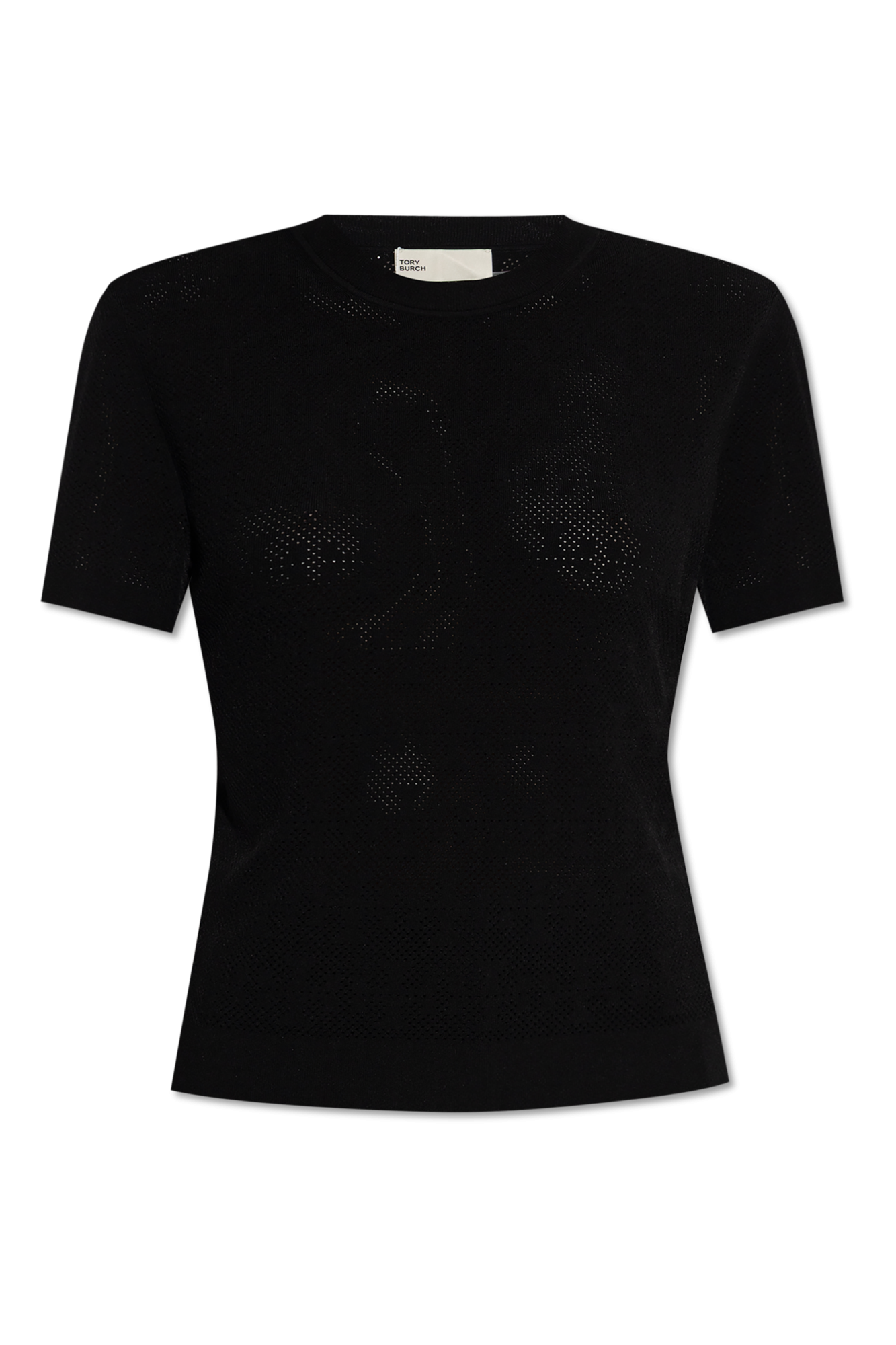 Tory Burch Top Z Perforacją, Kobiety, Czarny