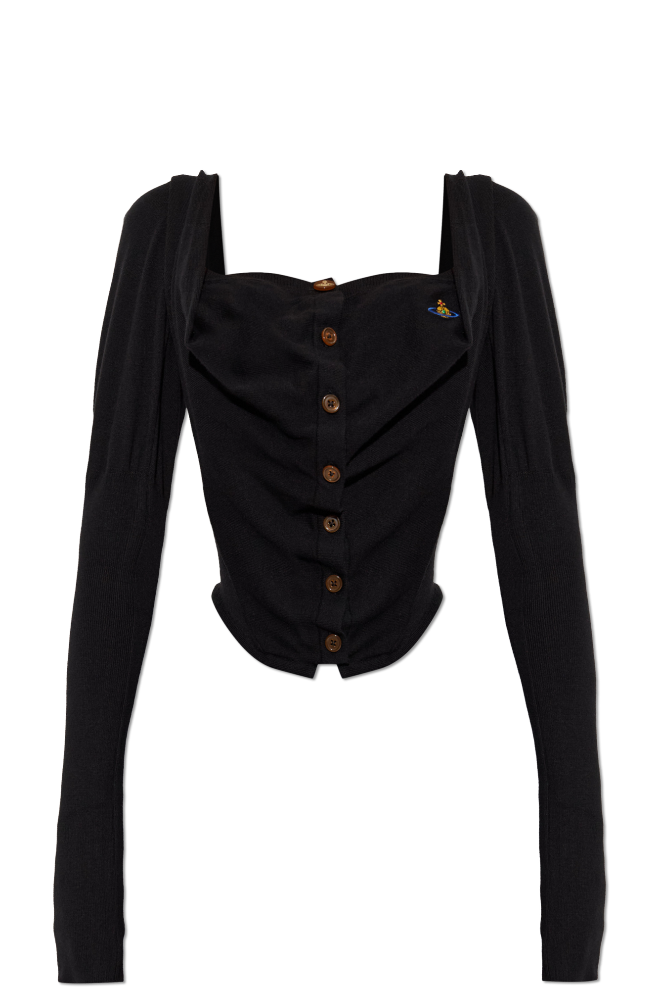 Vivienne Westwood Kardigan Z Gorsetem `Bea`, Kobiety, Czarny