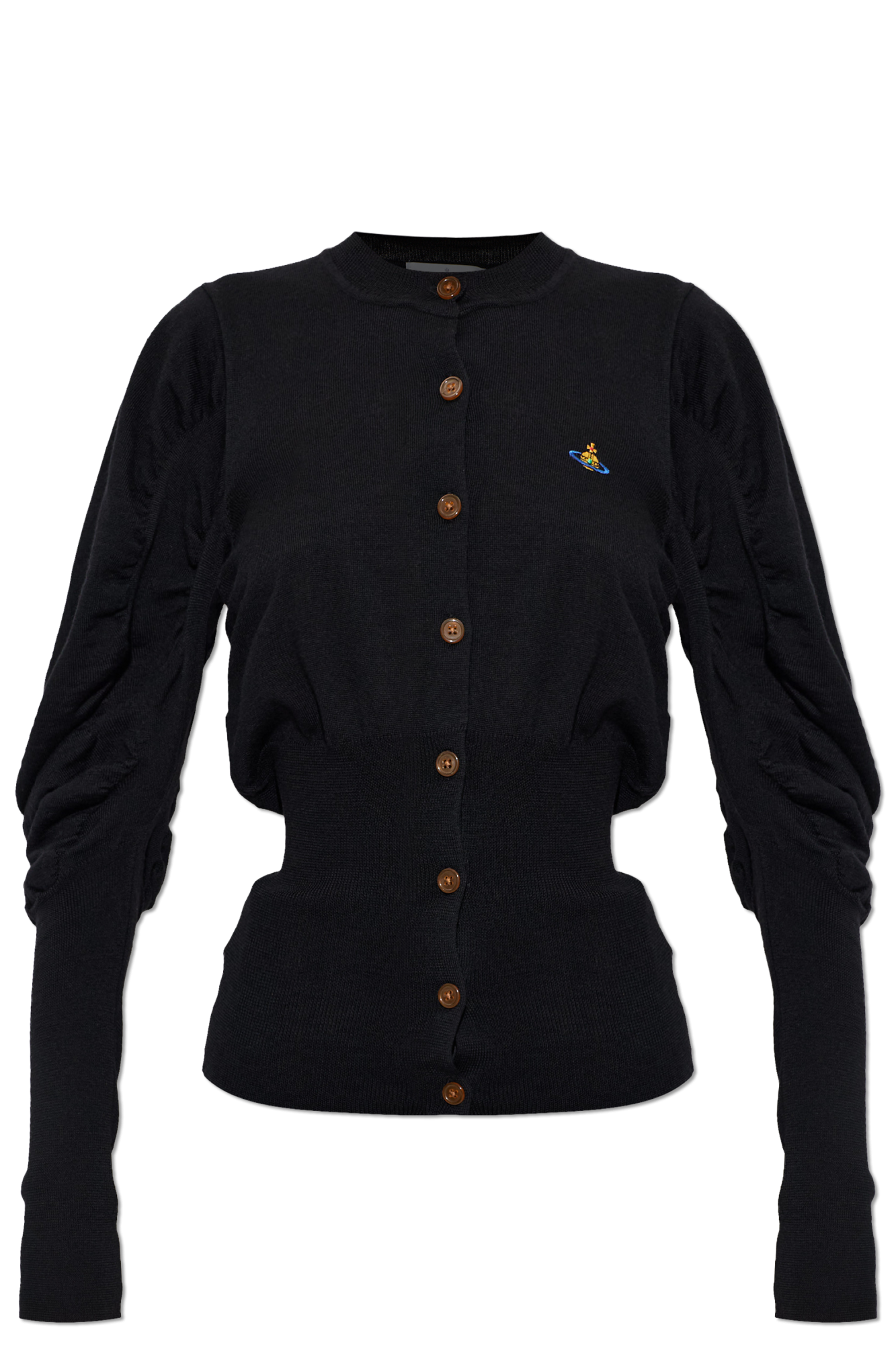 Vivienne Westwood Wełniany Kardigan ‘Eli’, Kobiety, Czarny
