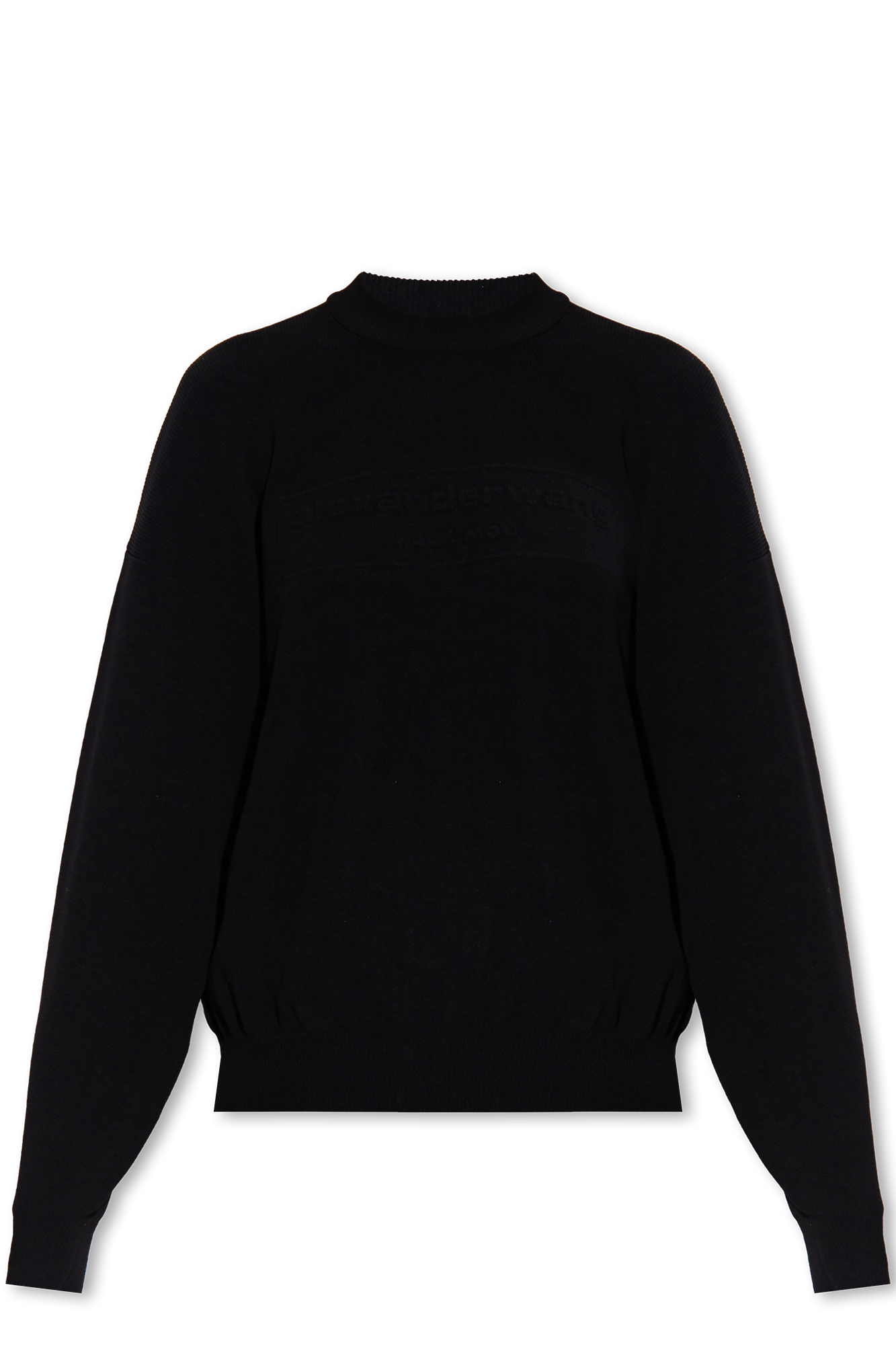 Alexander Wang Sweter Z Logo, Kobiety, Czarny